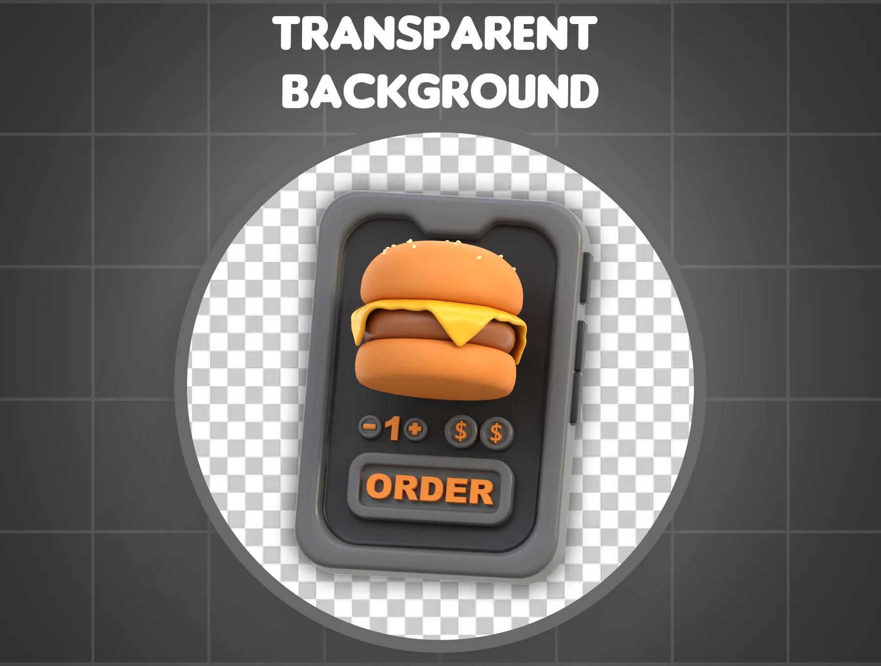 3D Icon Food Delivery 4