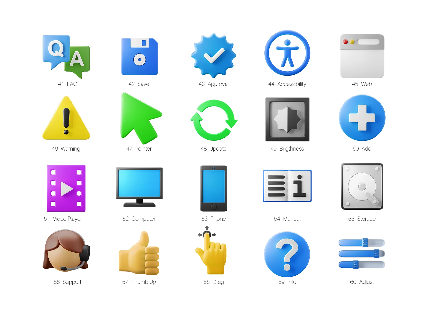 3D Icon Illustration Pack - User Interface Essentials 4