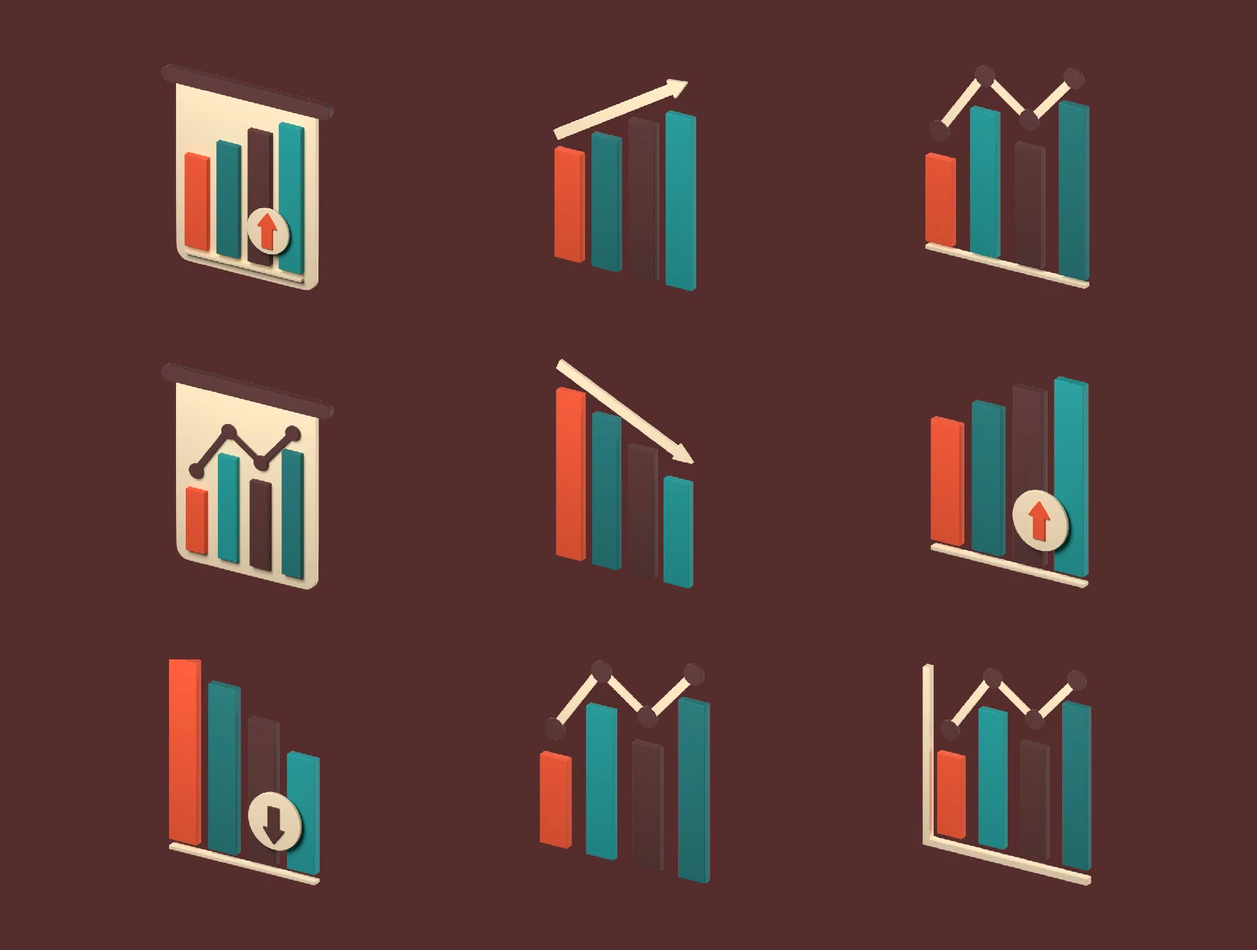 3D Icon Infograph 8