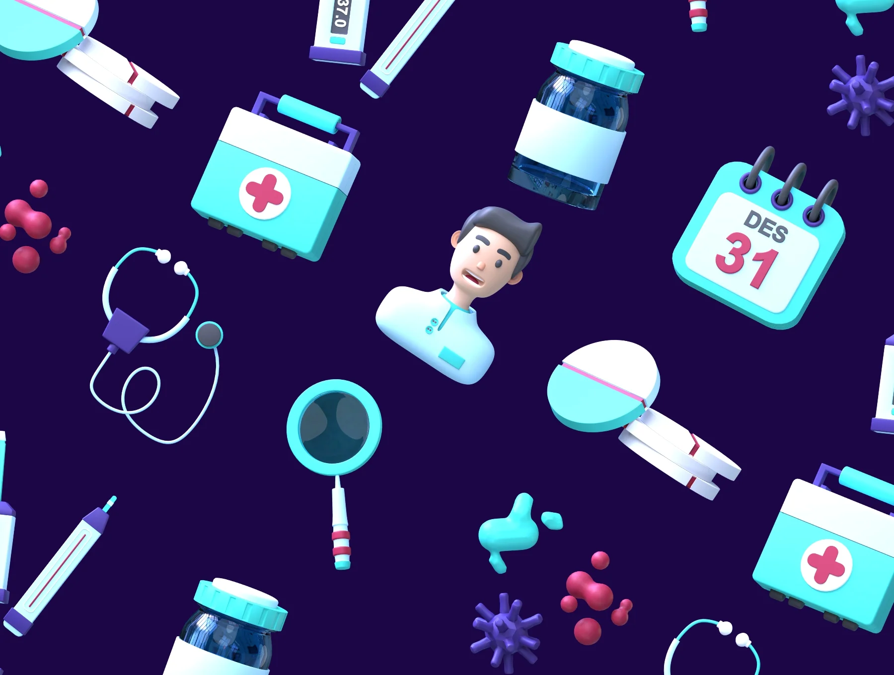 3D ICON MEDICAL ILLUSTRATION 6