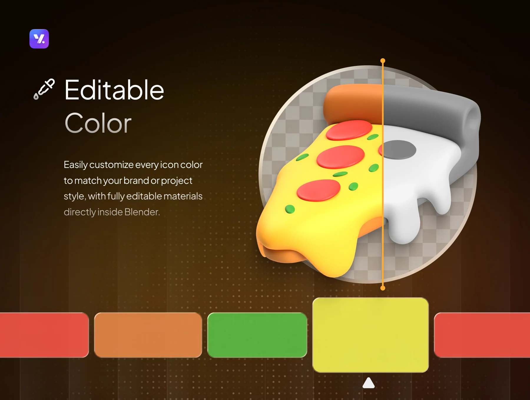 Western & Asian Foods 3D Icon Pack 3