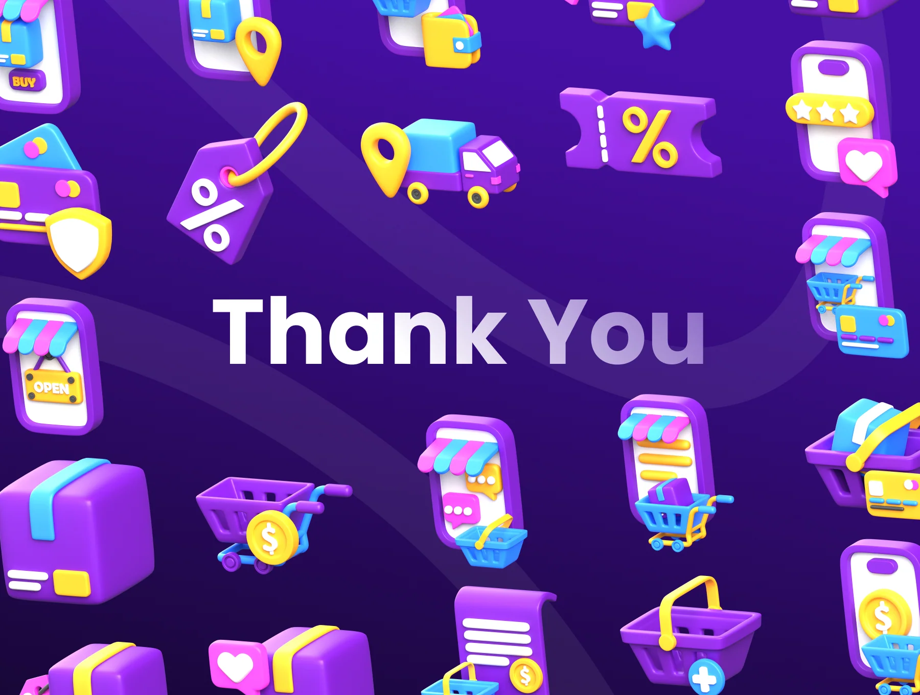 3D Icon Set E-Commerce 6