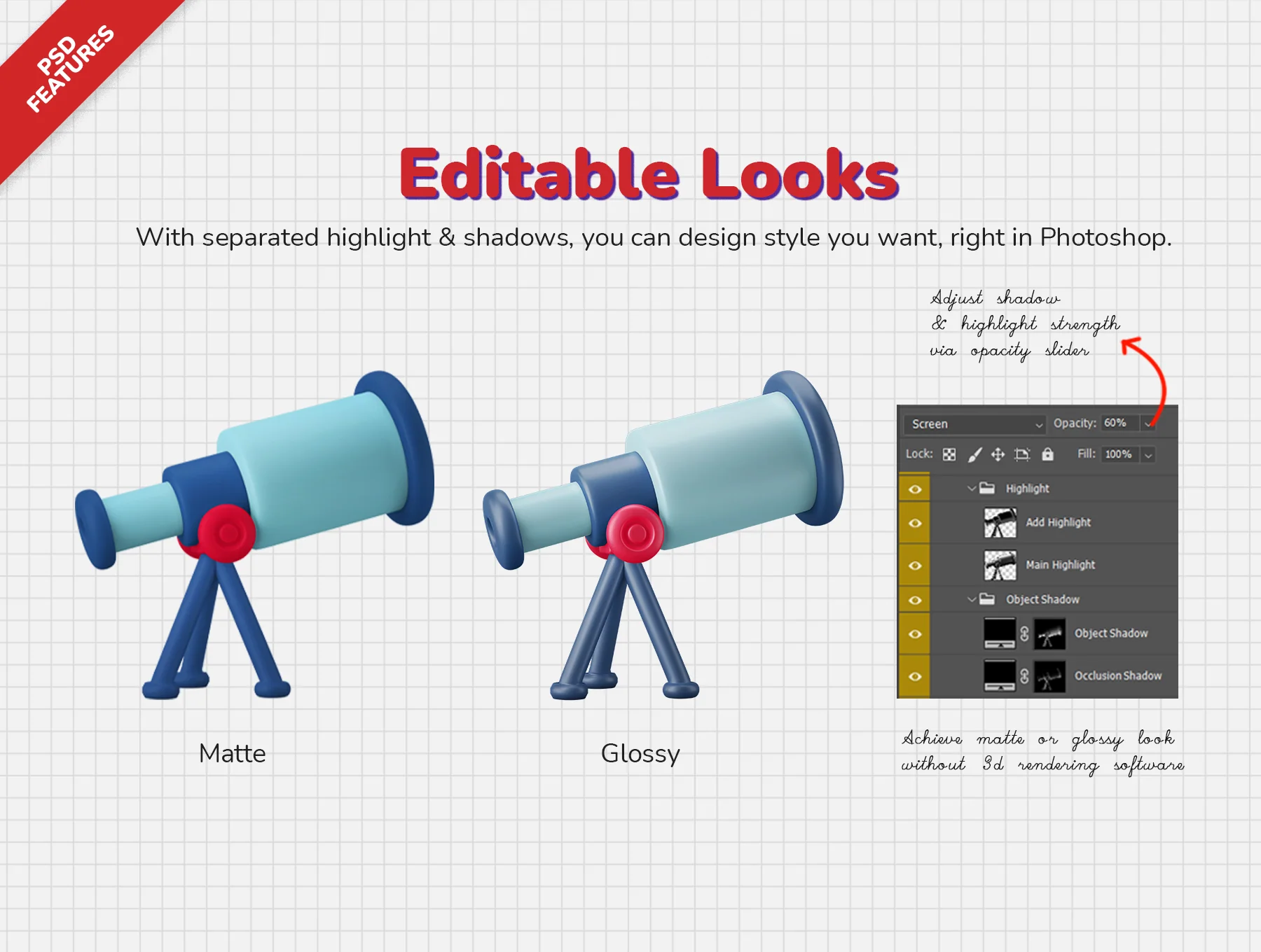 3D Icon Set - Education College Theme 4