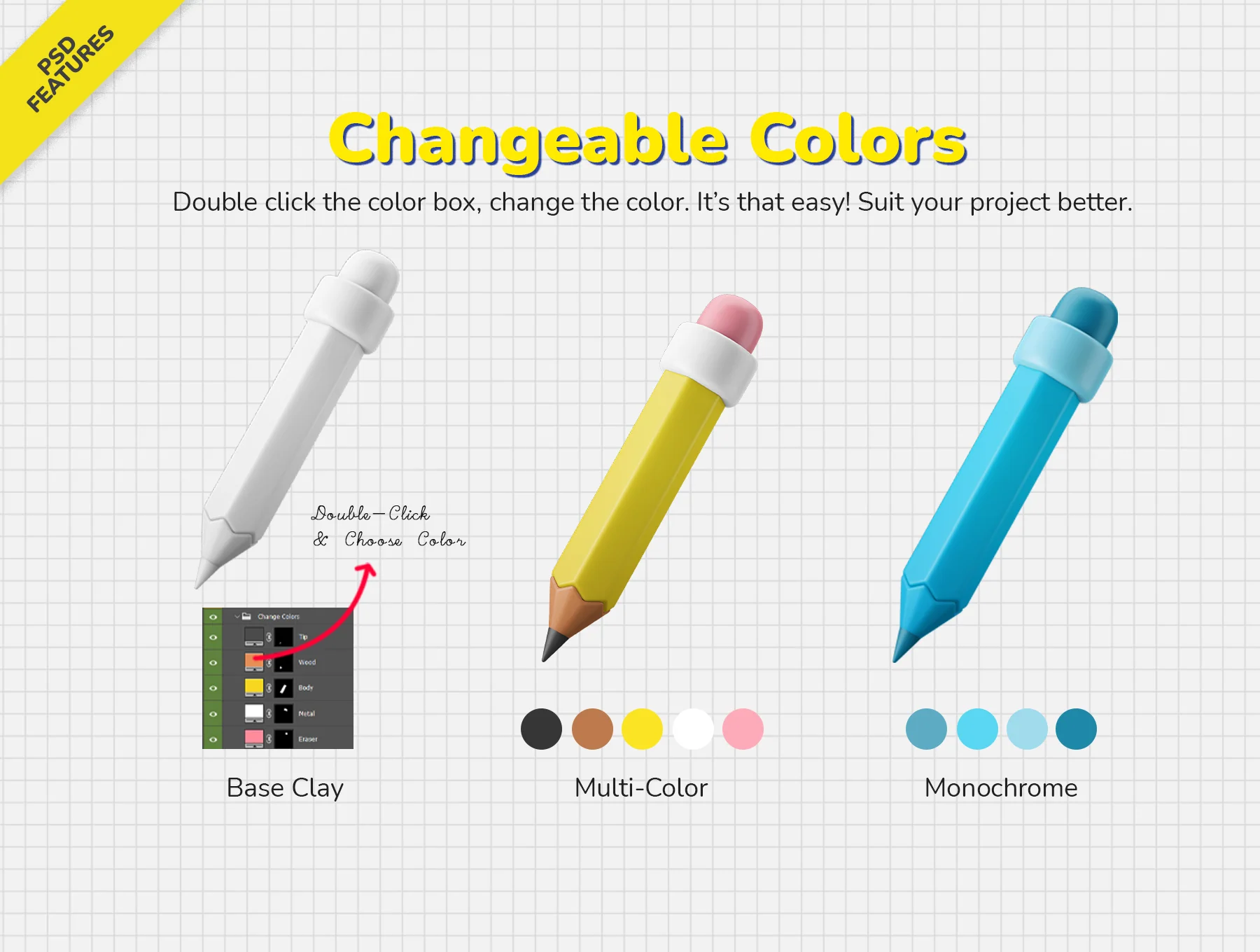 3D Icon Set - Education Stationery Theme 3