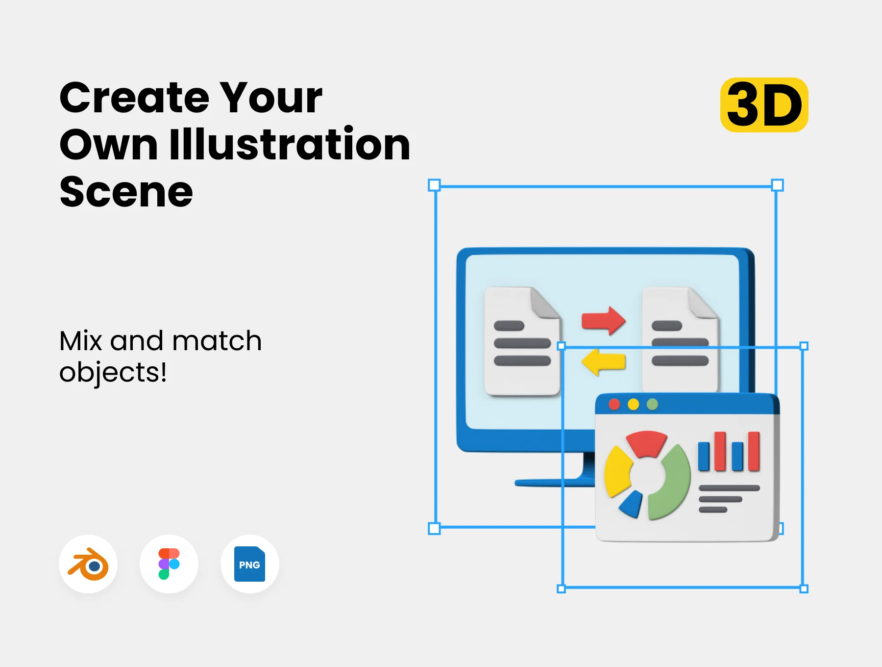 3D Icons - Data Analytics 2