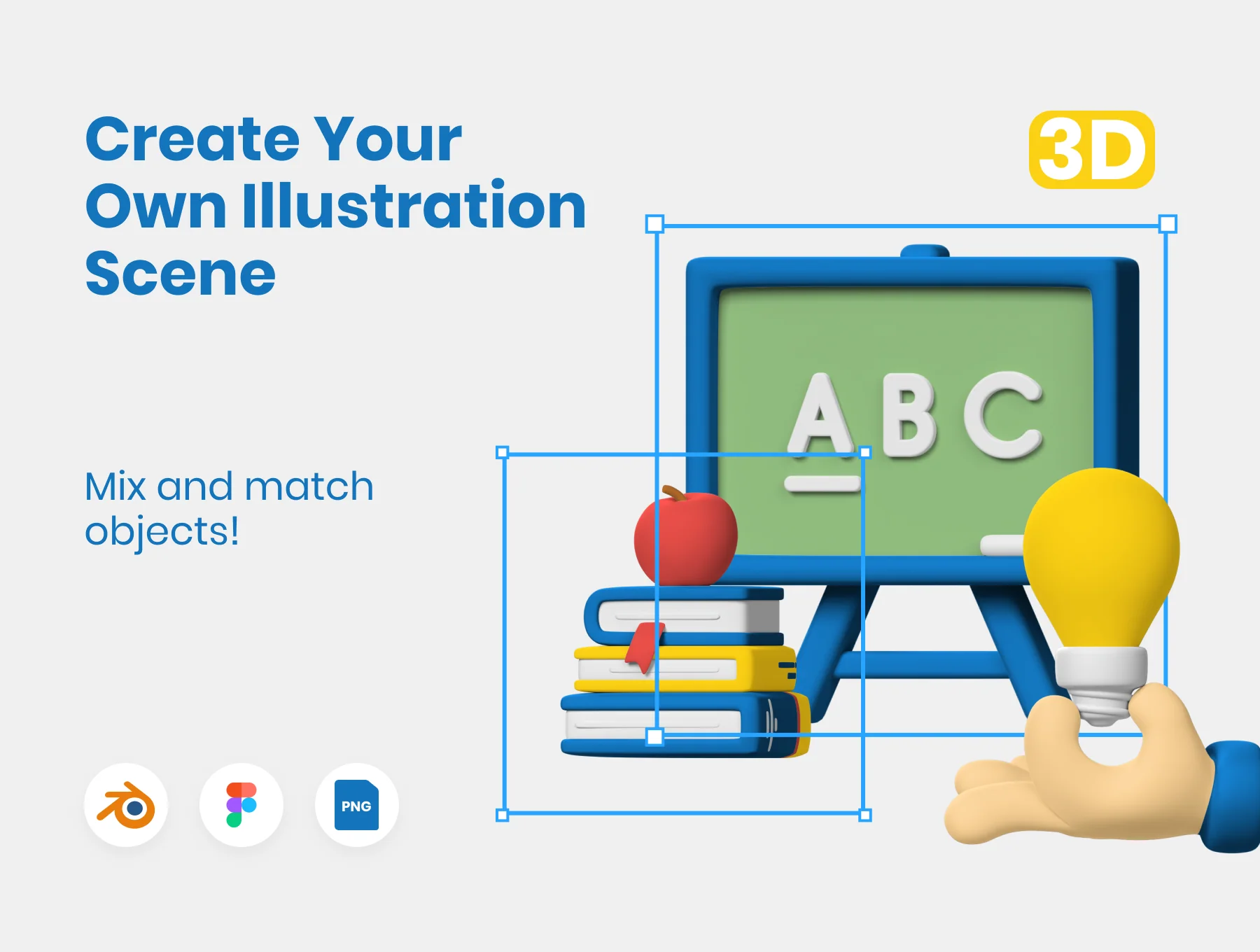3D Icons - Education 2