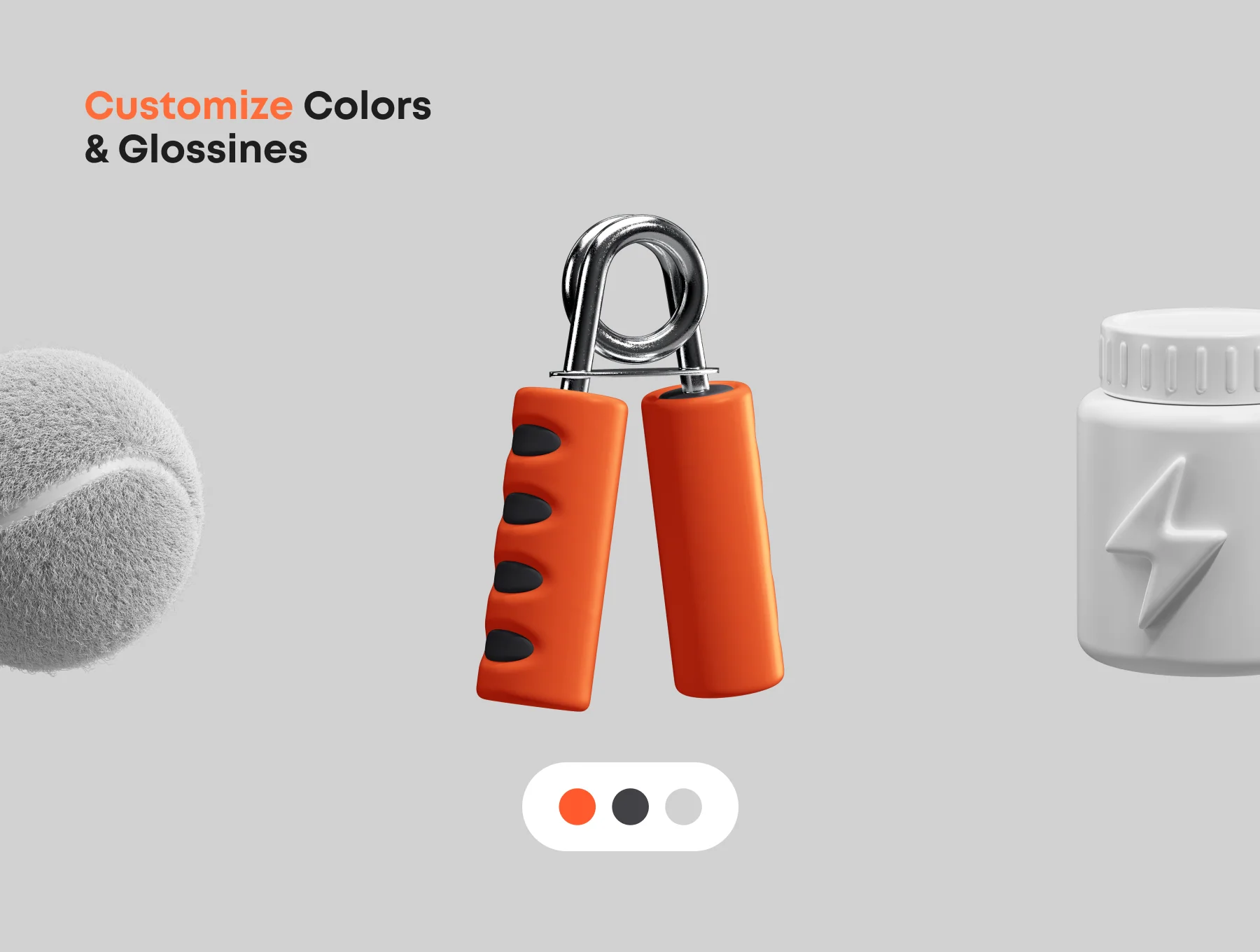 3D Icons Pack - Fitness 3
