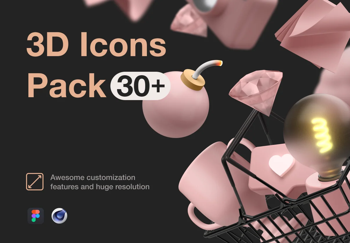 3D Icons Pack