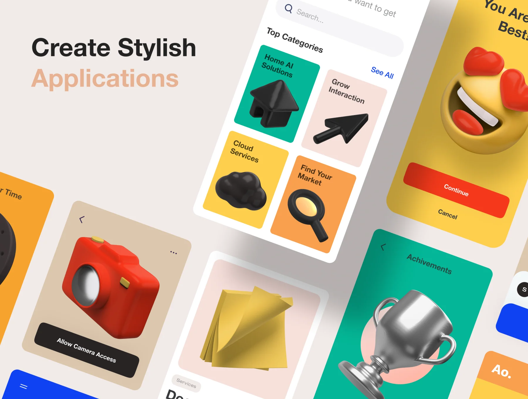 3D Icons Pack 4