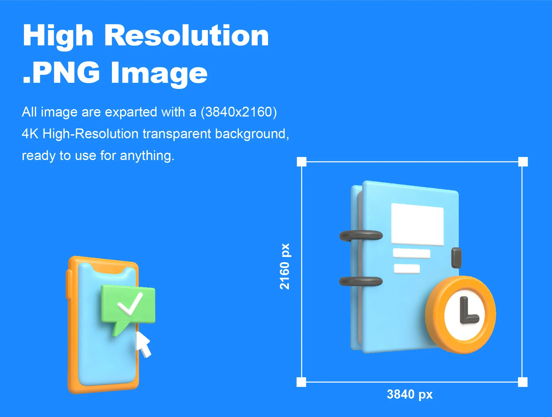 3D Icons set 3