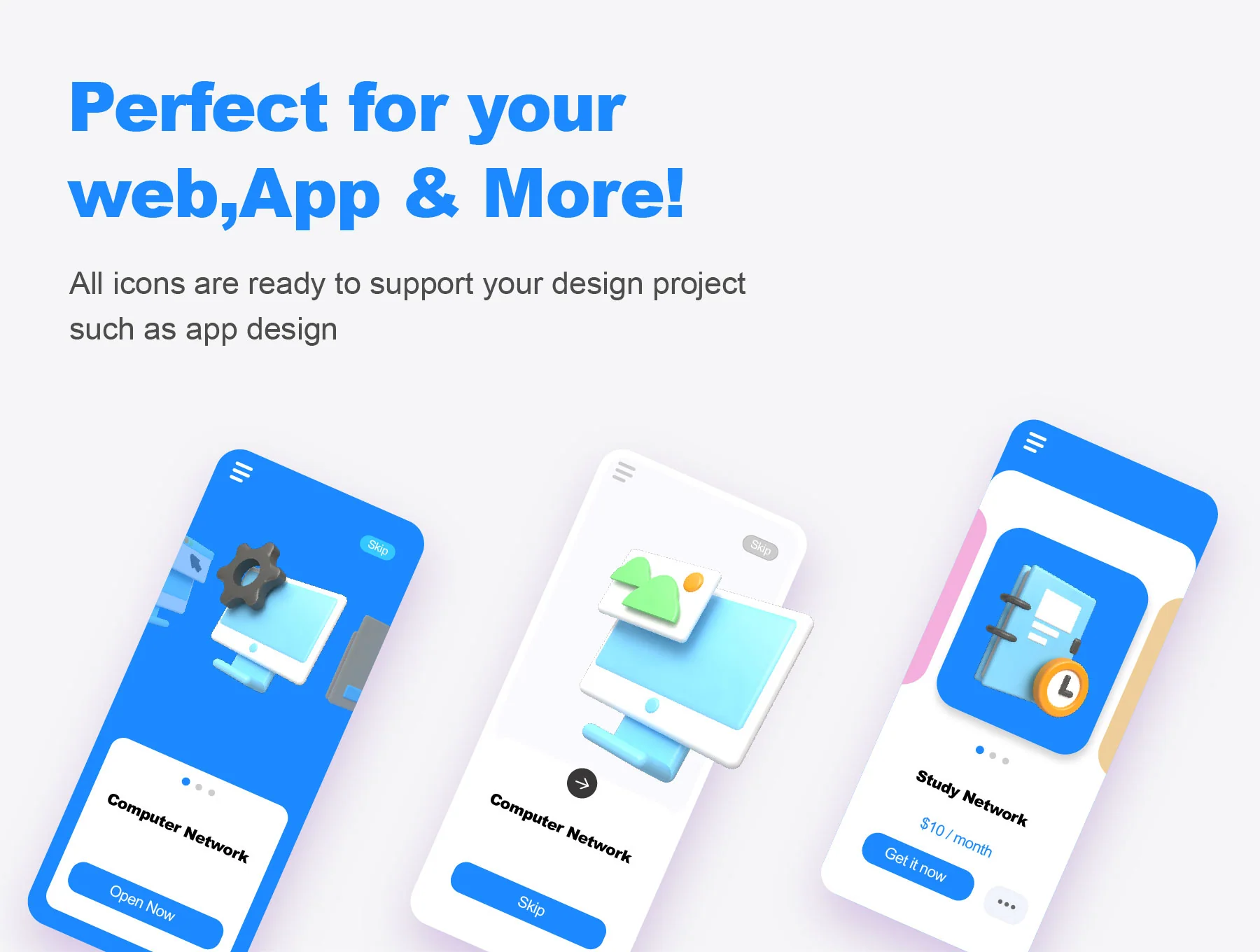 3D Icons set 5