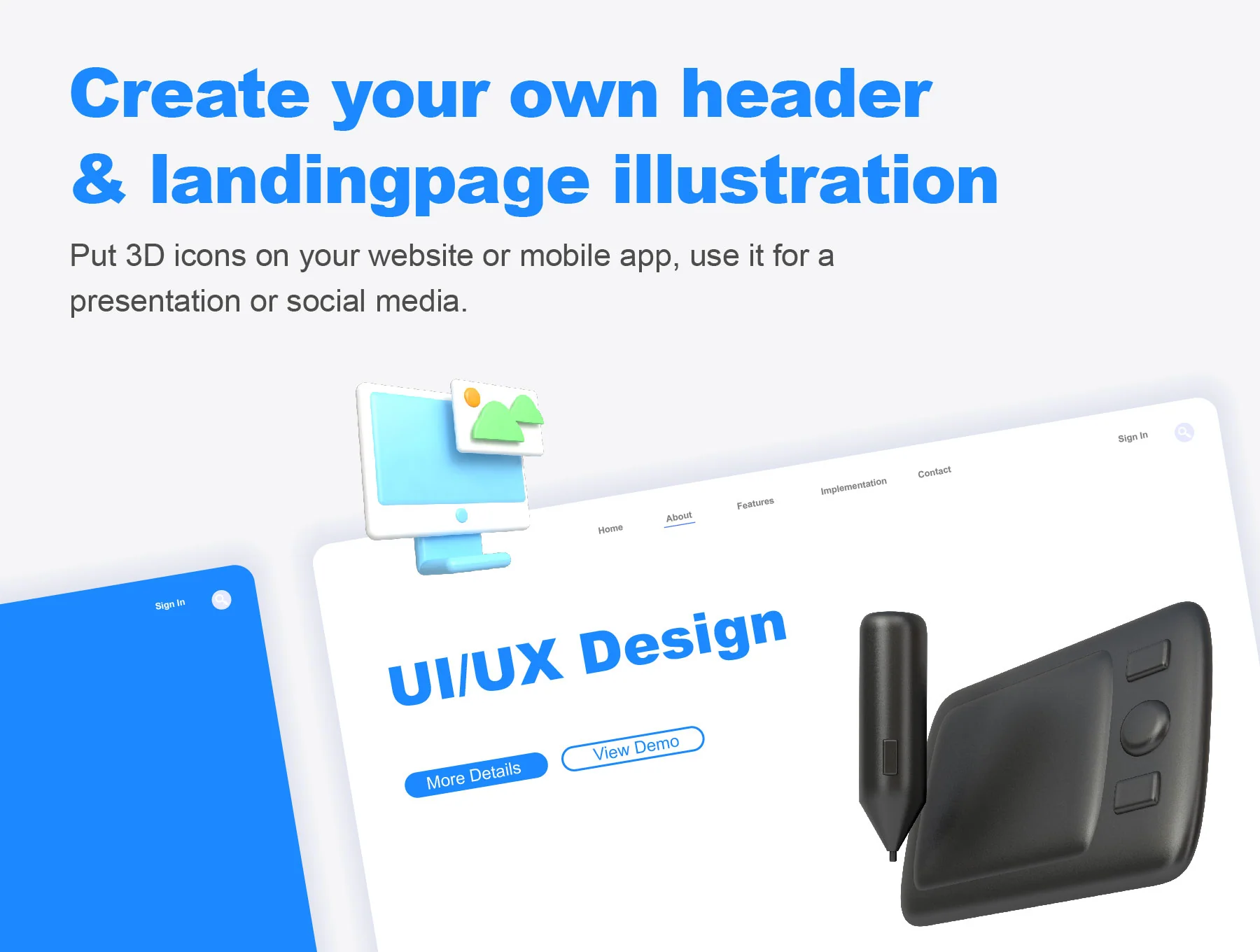 3D Icons set 6