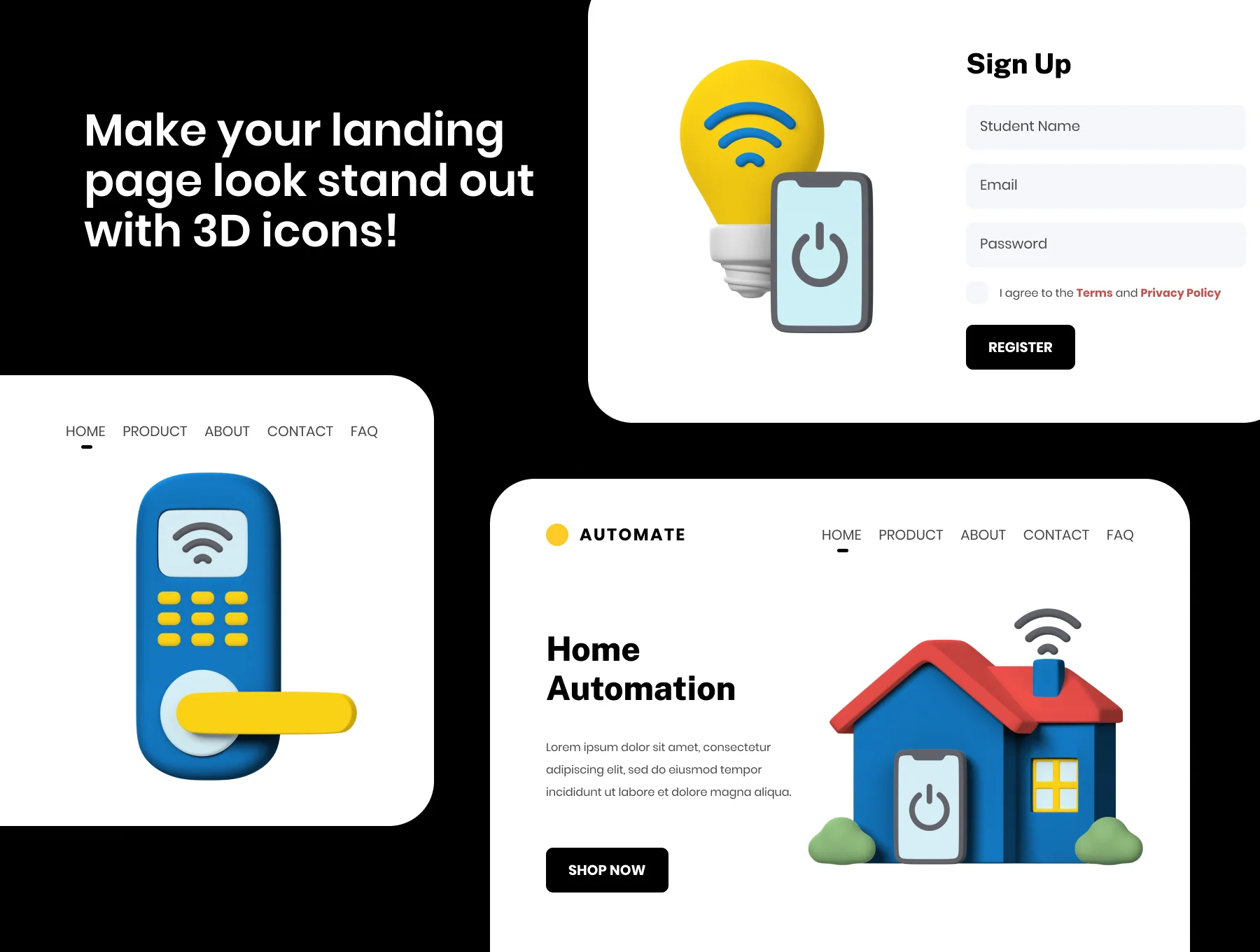 3D Icons - Smart Technology 4