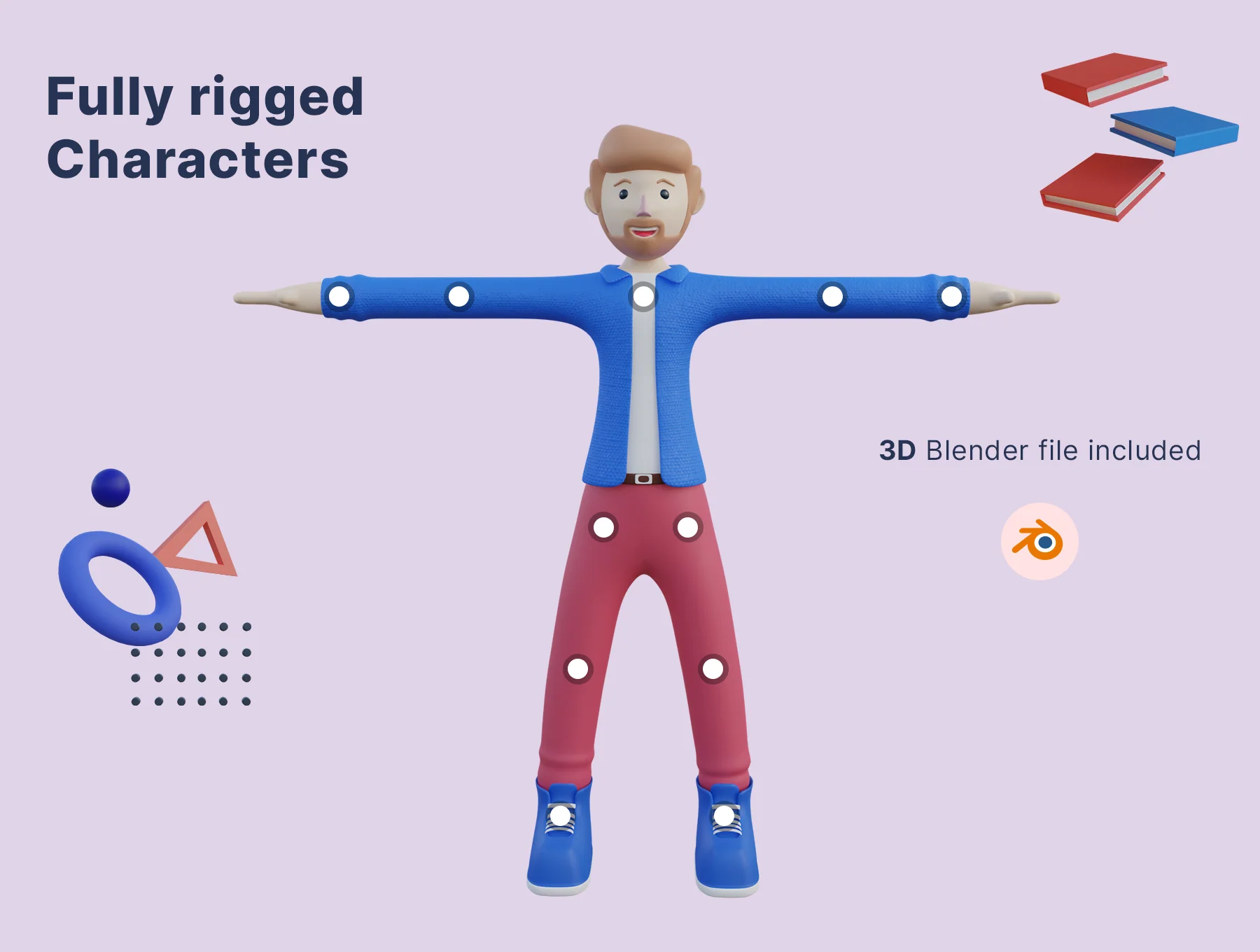 3D Illustration Character Pack 4