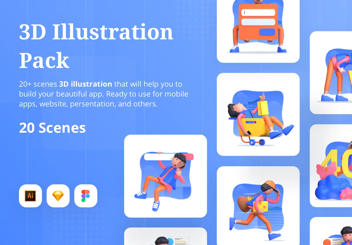 3D Illustration Pack