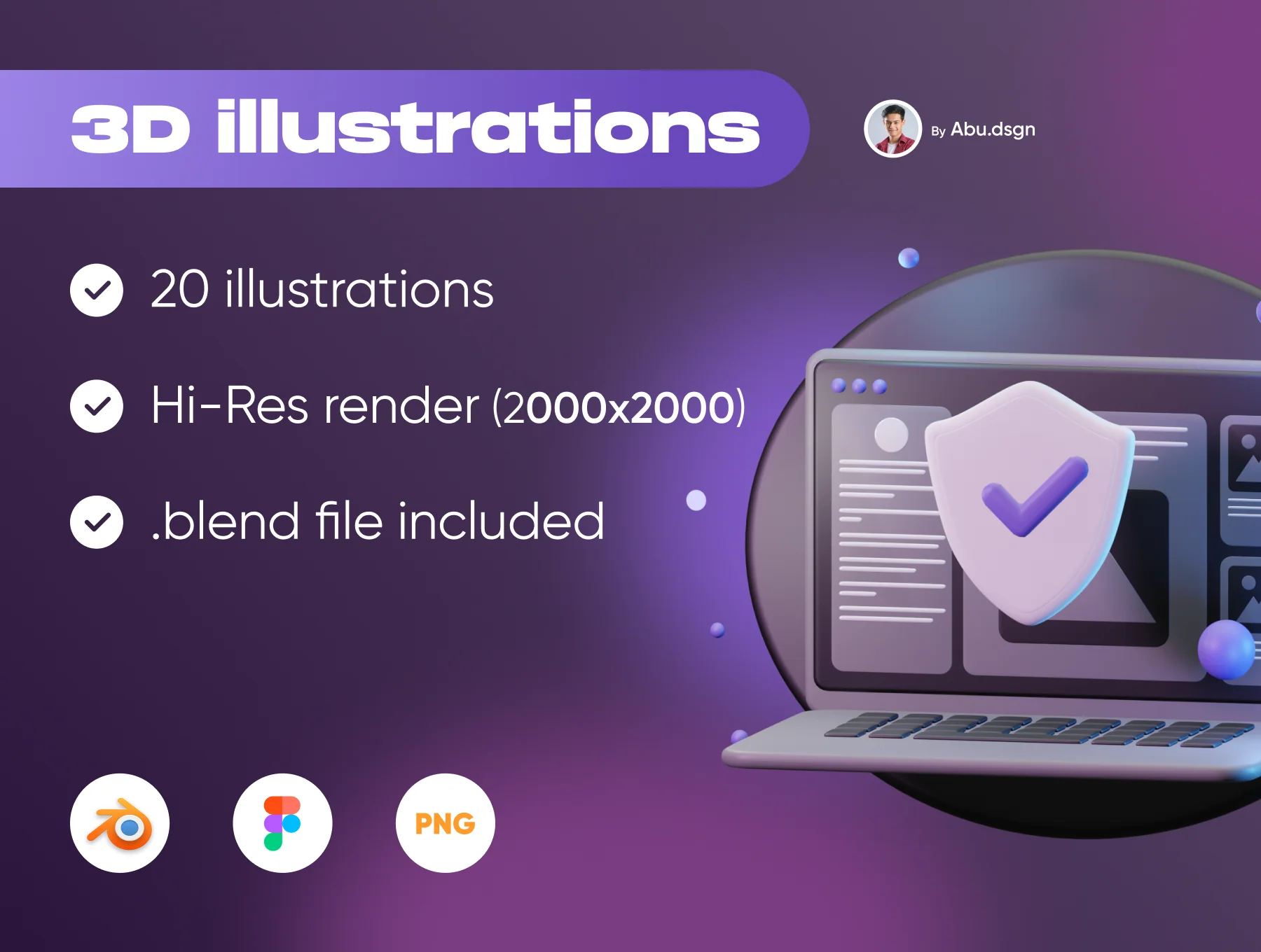 3D Illustrations vol.1