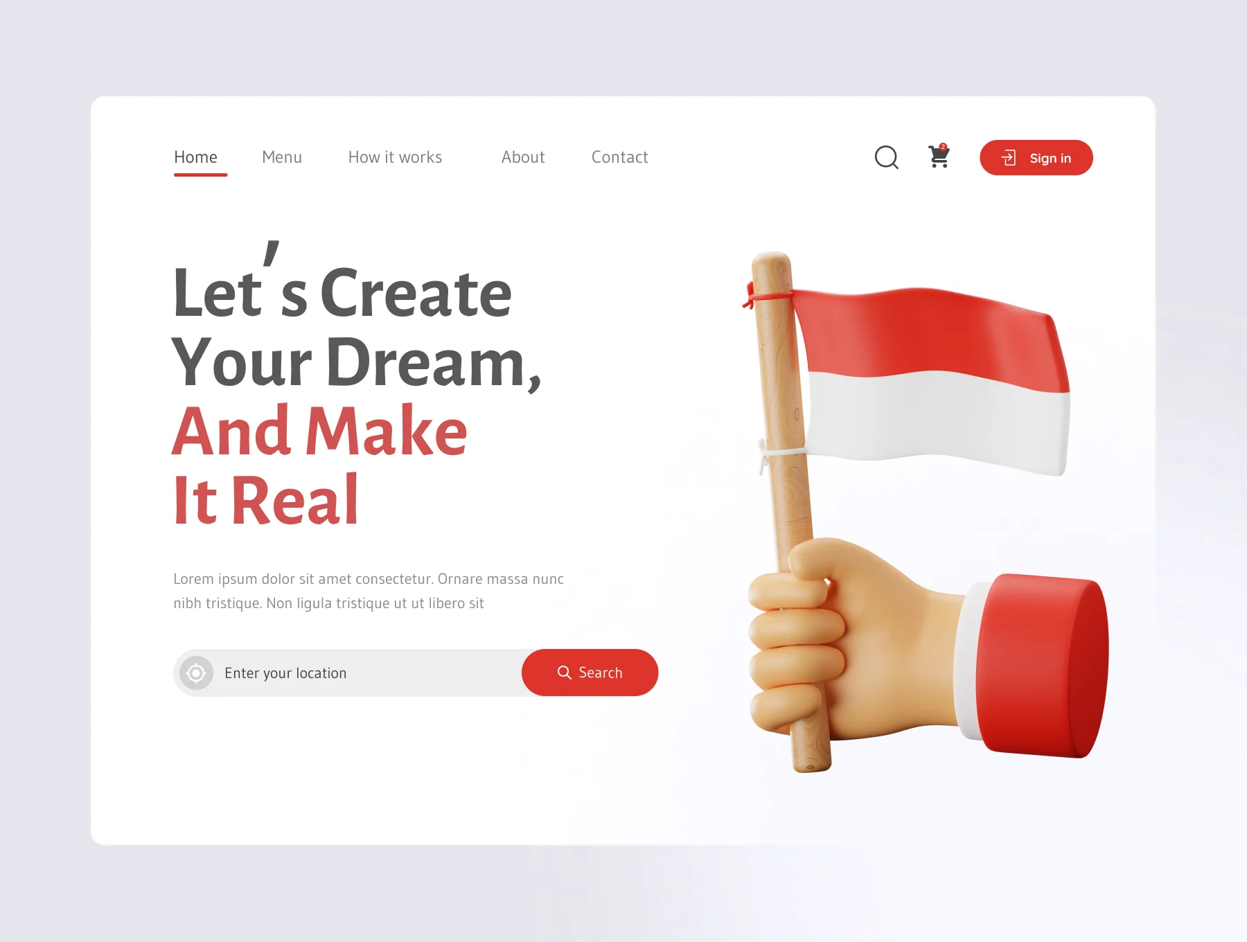 3D Indonesia Independence Day Icon Pack 2