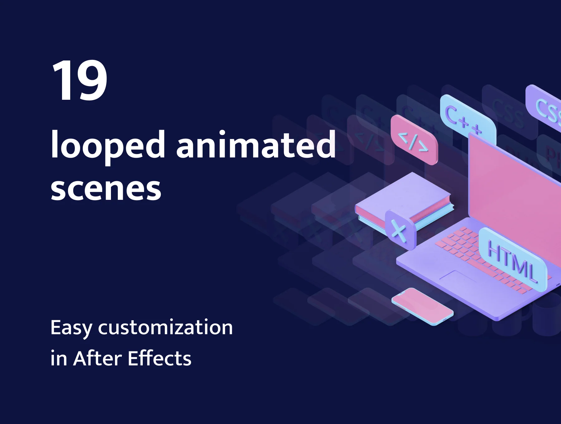 3D Isometric Animated Pack 3