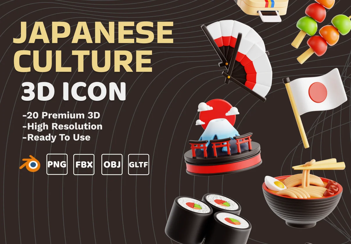 3D Japanese Culture