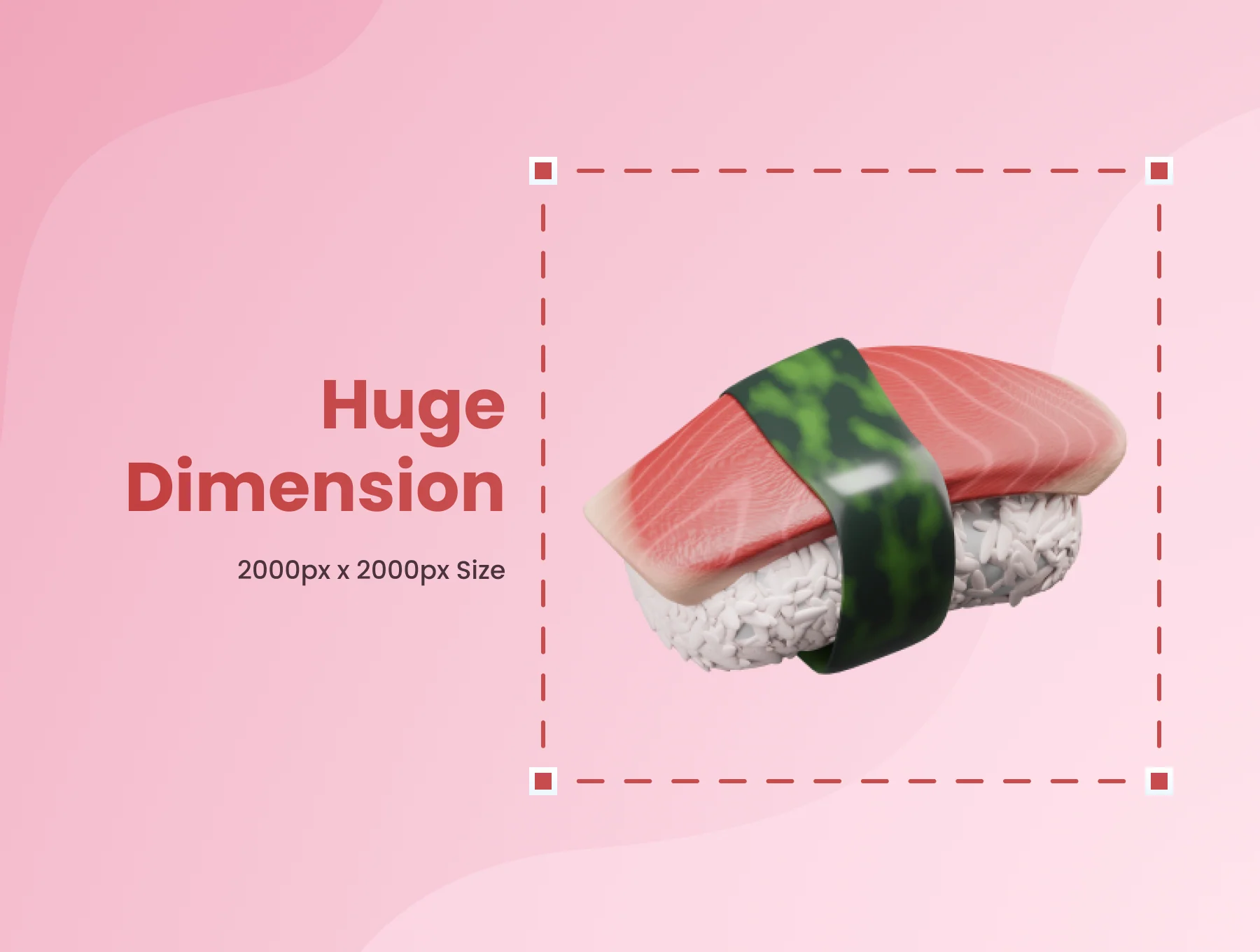 3D Japanese Food Illustration 3