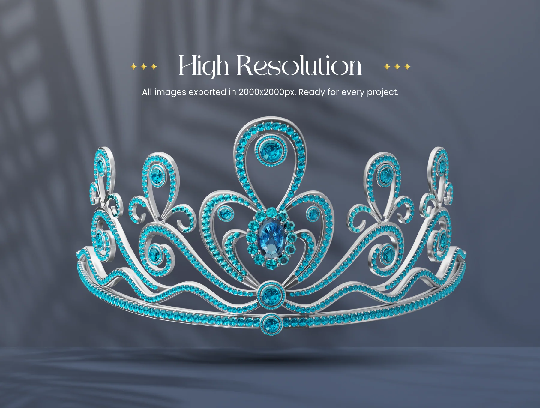 3D Jewelry Icon Set 2