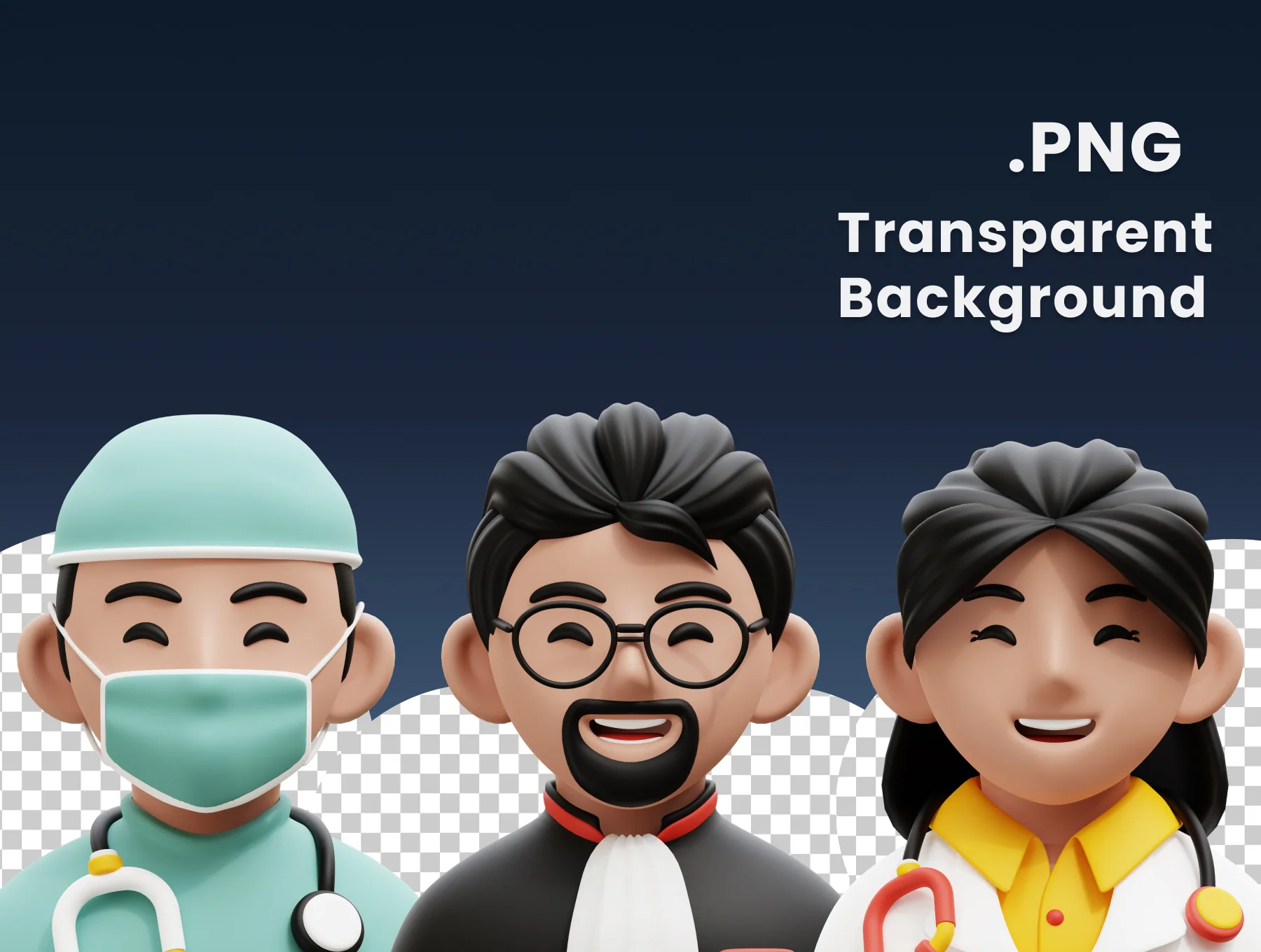 3D Job Avatars Illustrations Pack 4