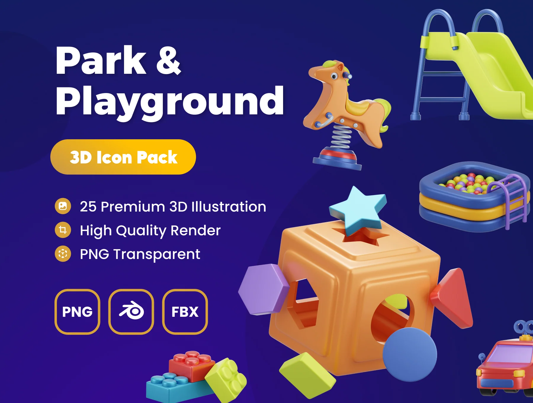 Park & Playground 3D Asset