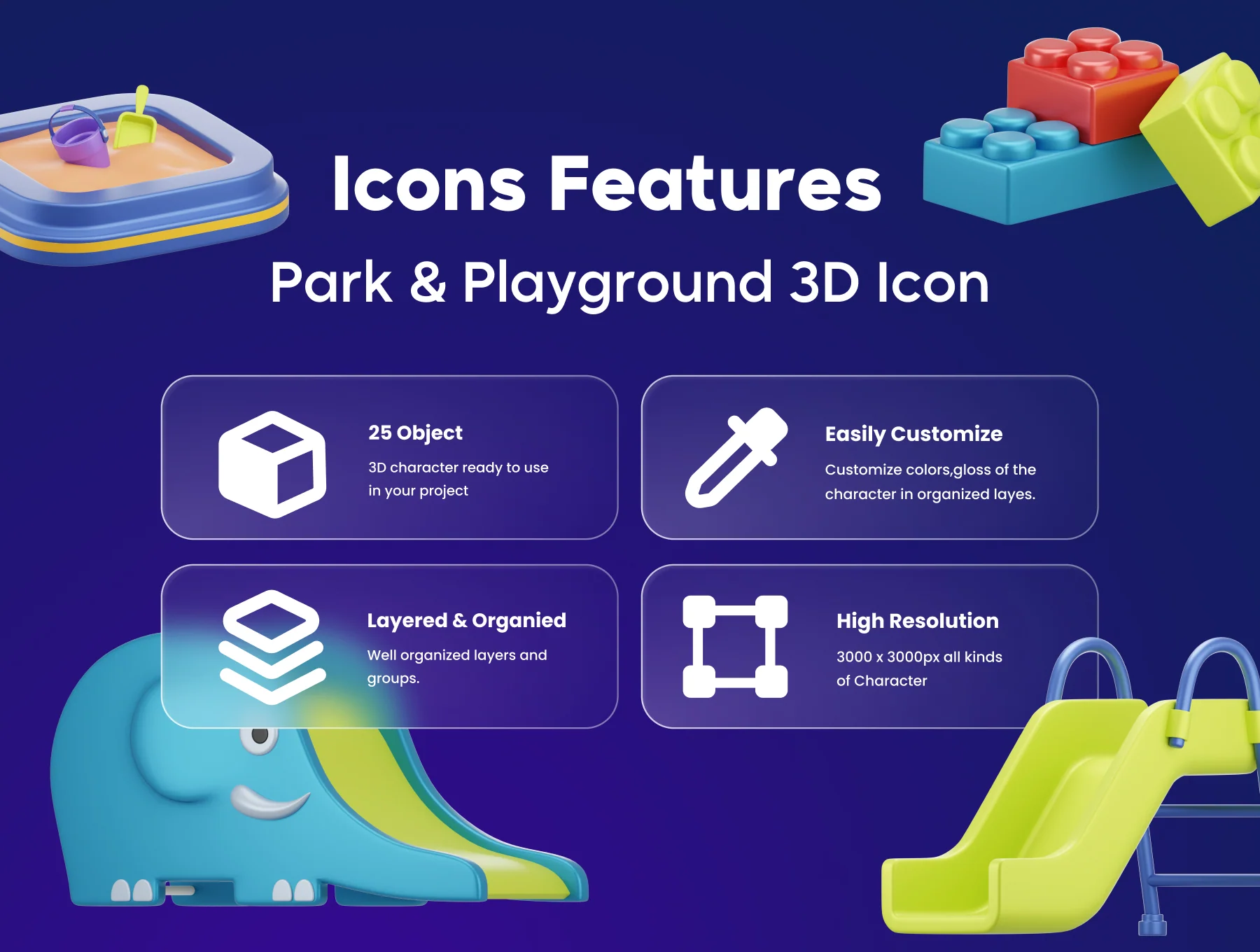 Park & Playground 3D Asset 2