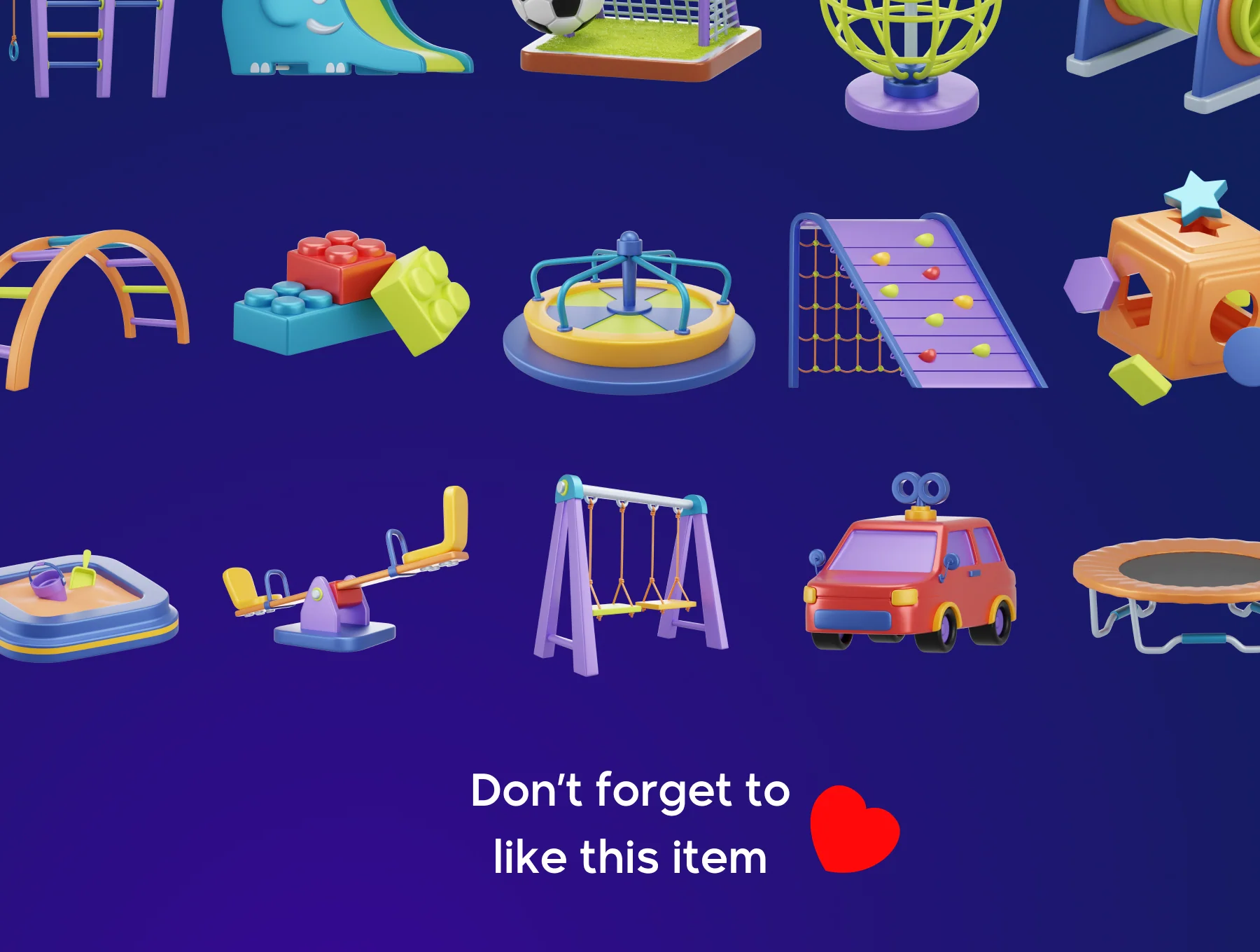 Park & Playground 3D Asset 6