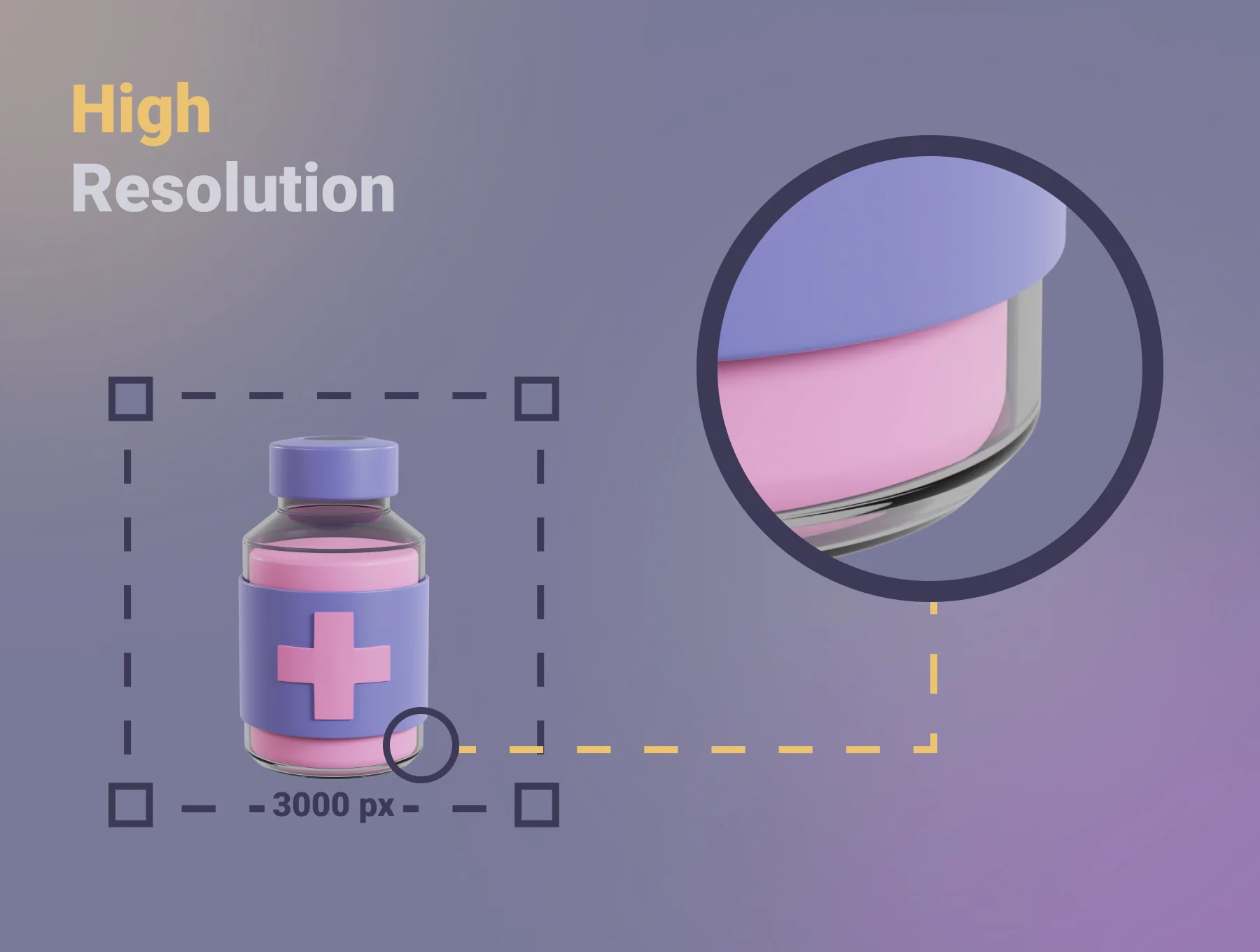 3D Medical Icons set 2