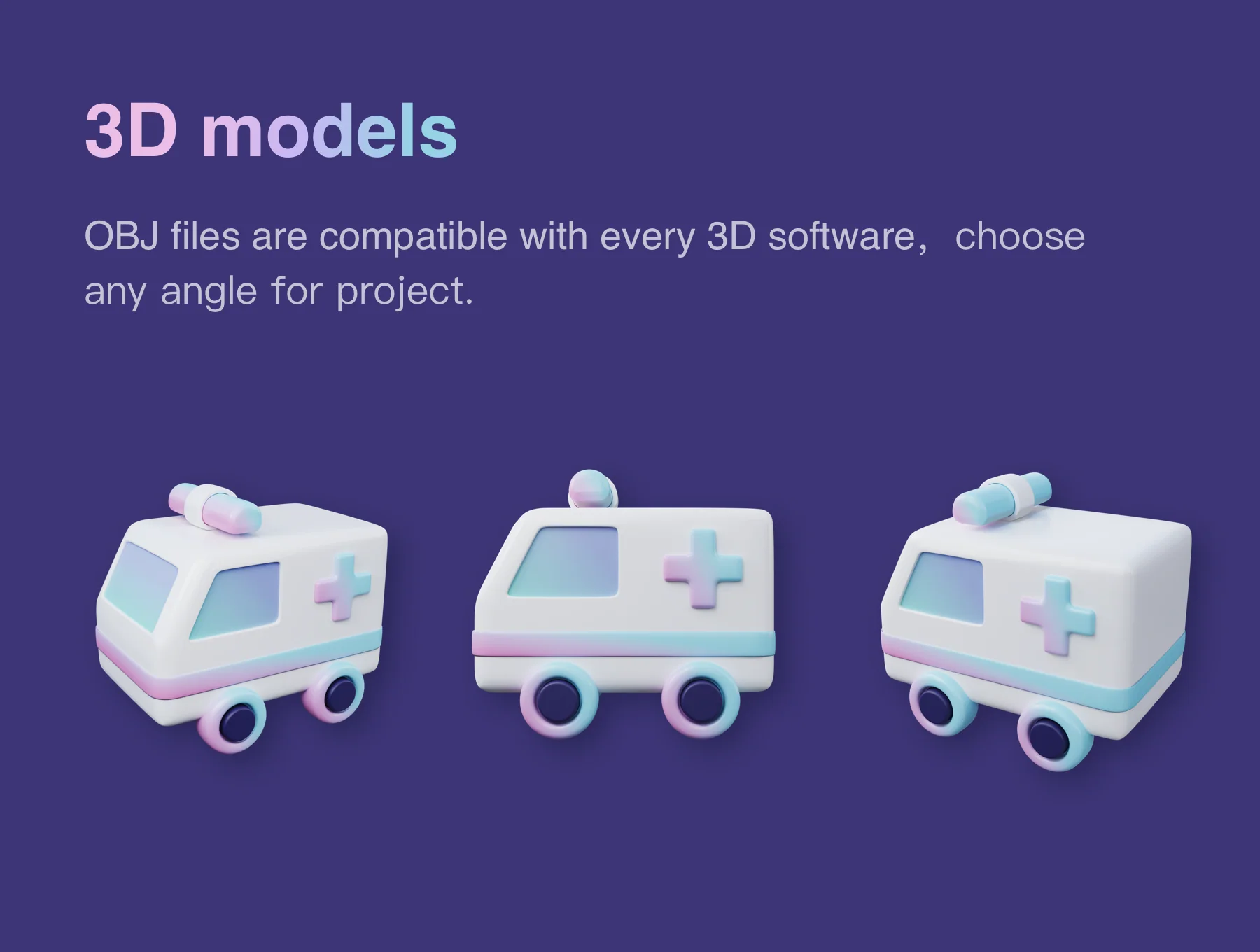 3D Medical Icons 4