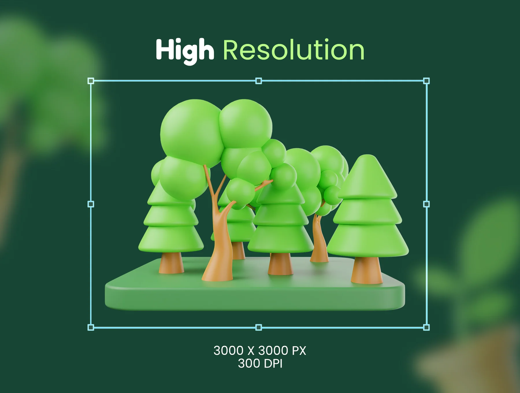 3D Nature Icon Pack 3