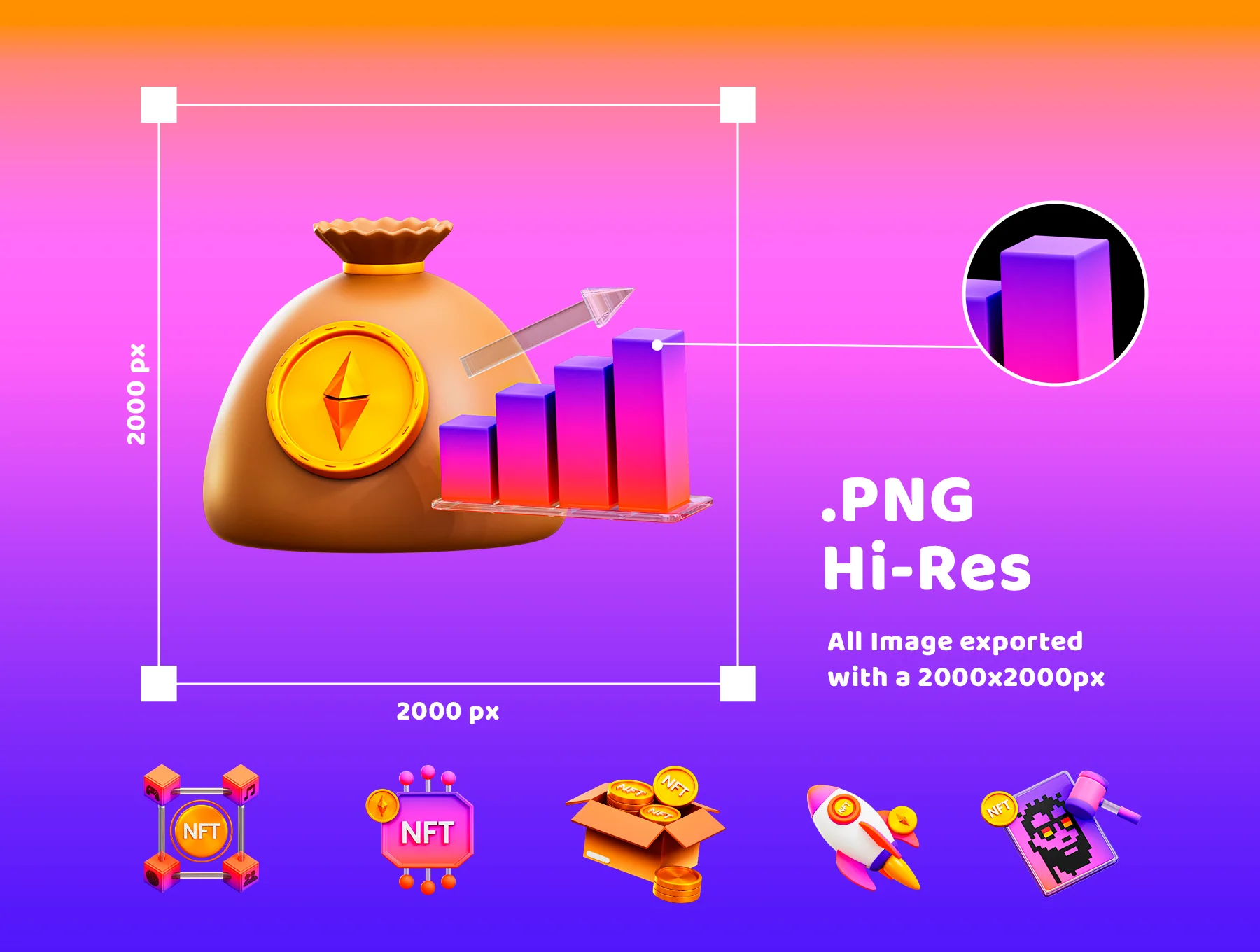 3D NFT Icon 2
