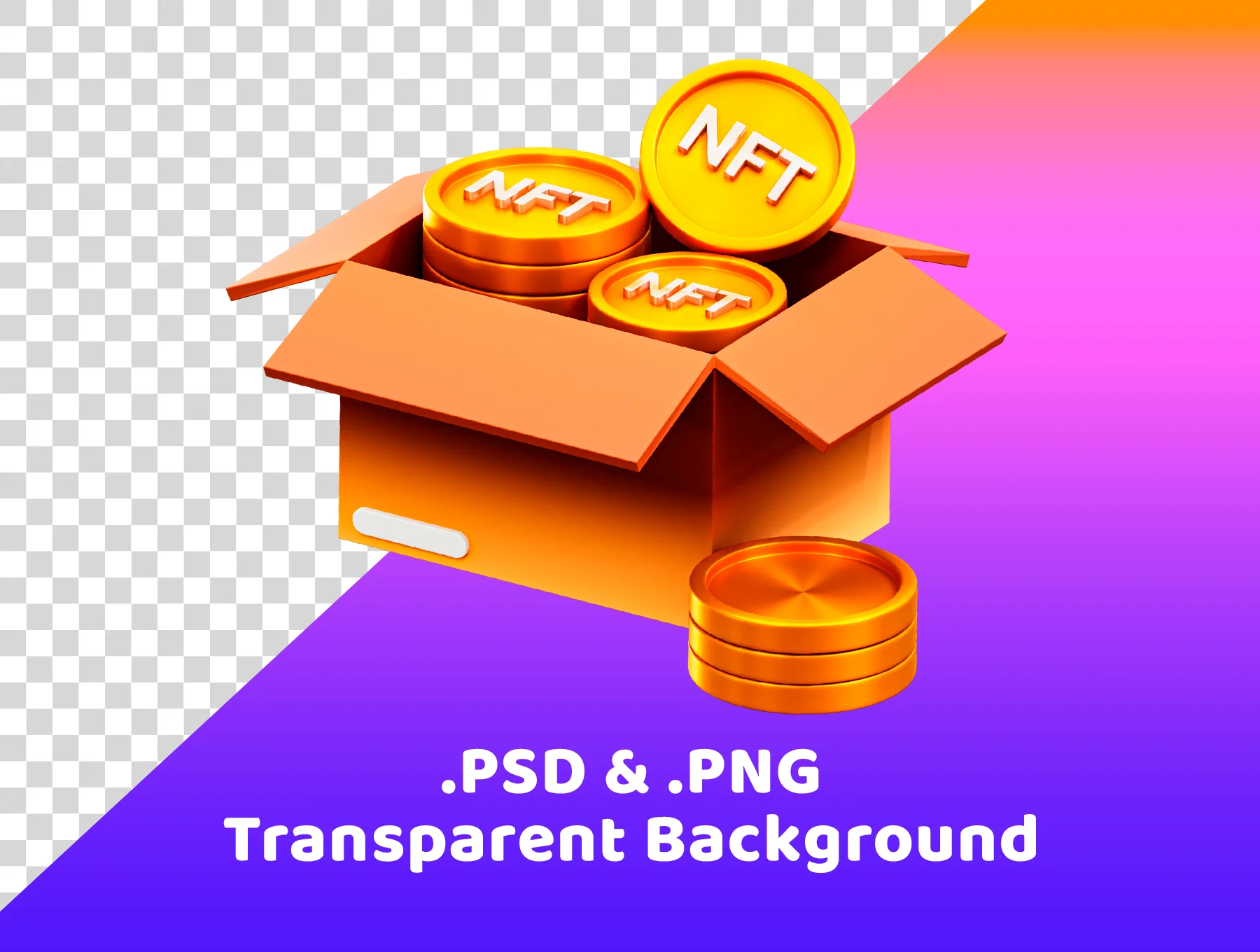3D NFT Icon 3