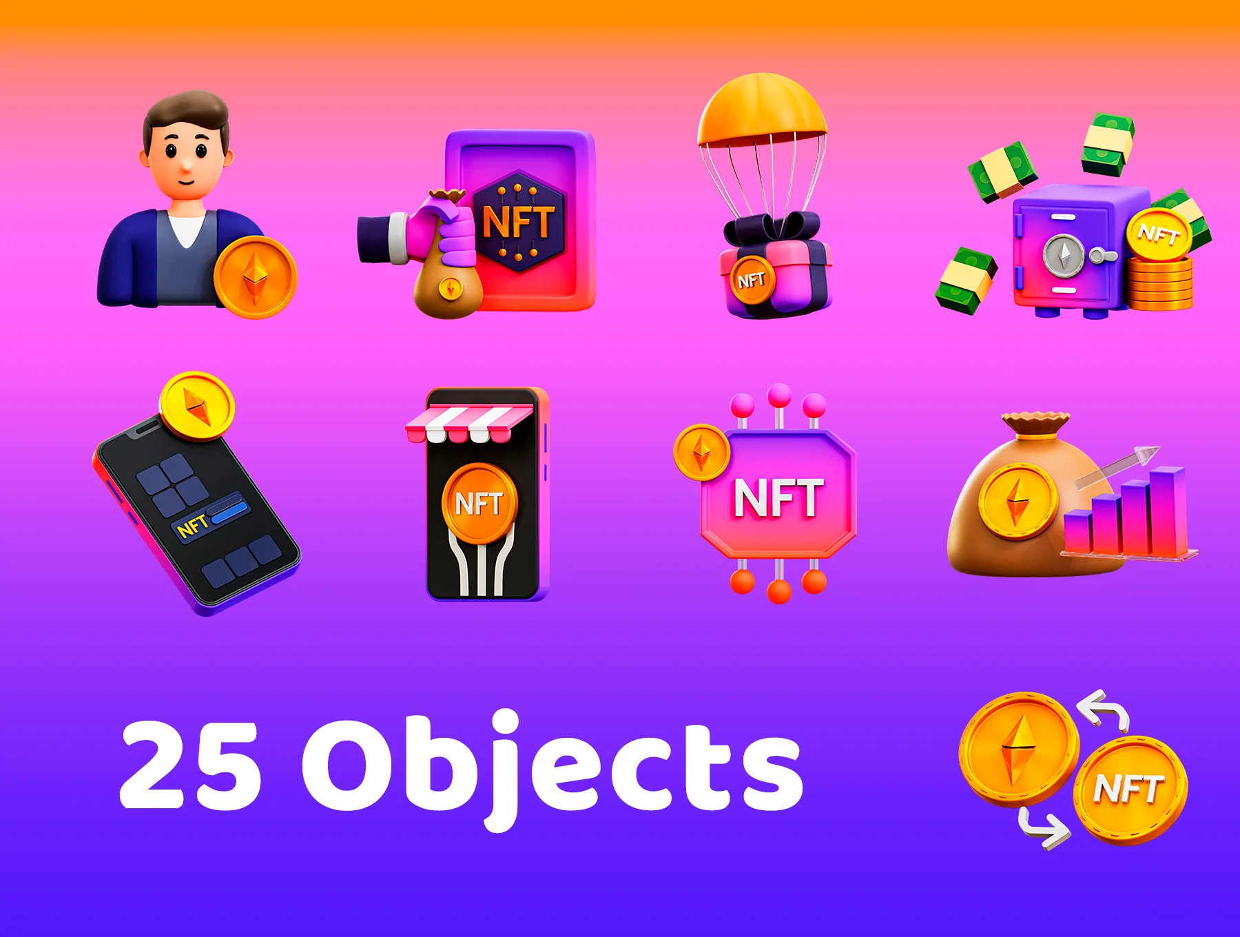 3D NFT Icon 5