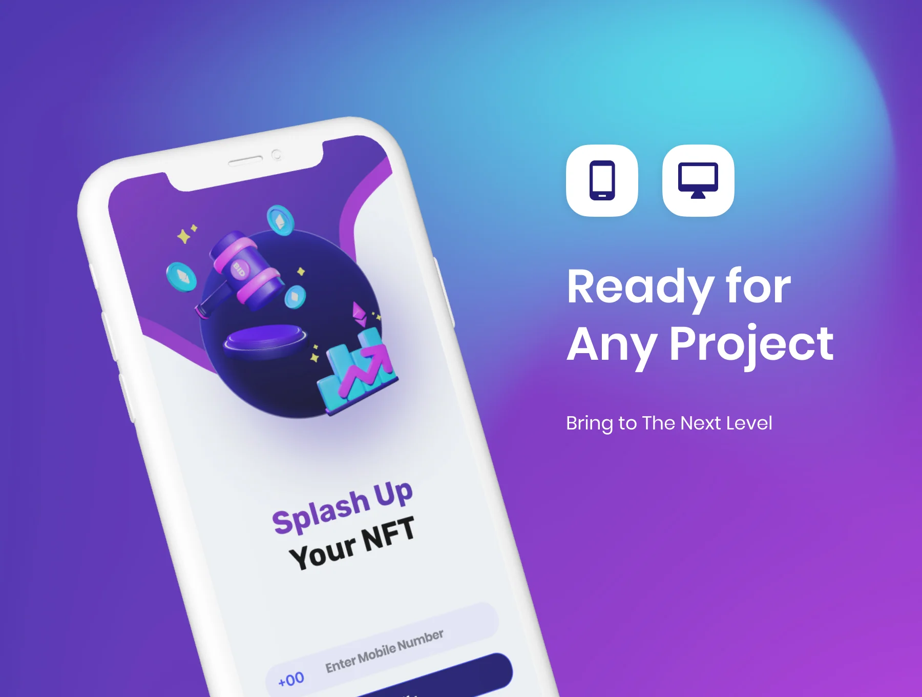 3D NFT Icons Illustration Pack 3