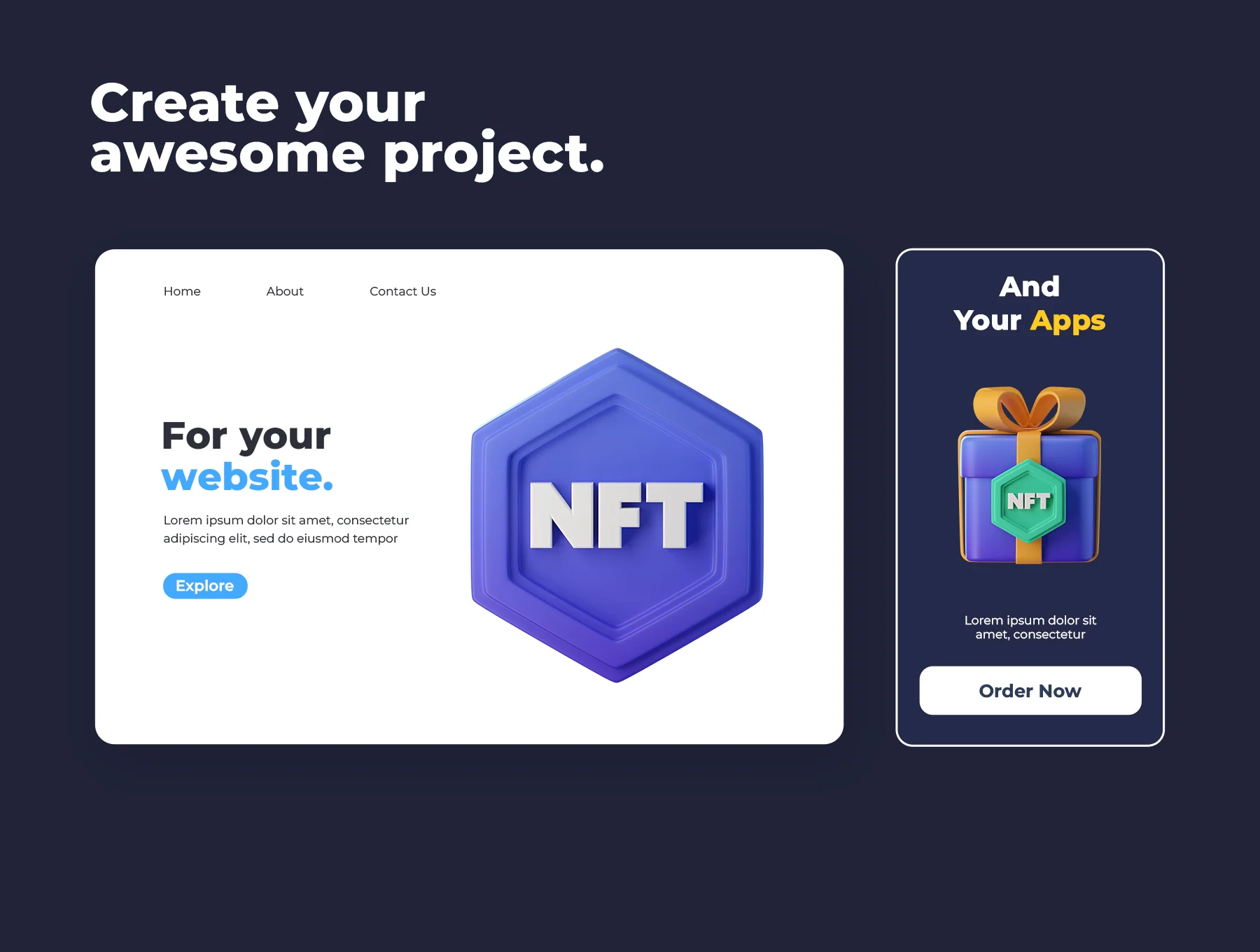 NFT 3D Icons 4