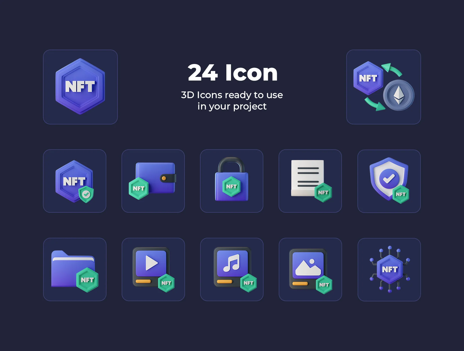 NFT 3D Icons 5