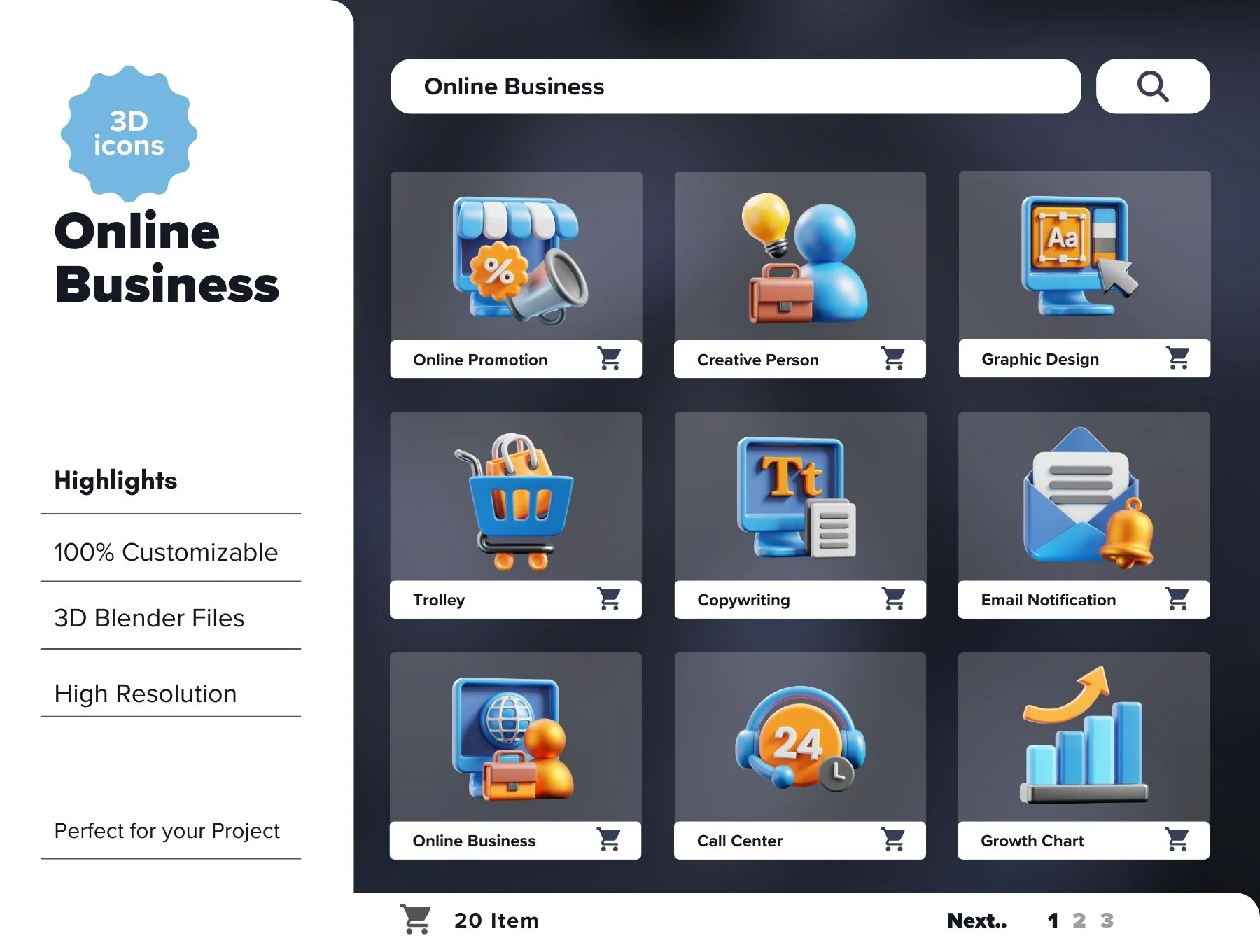 3D Online Business 6