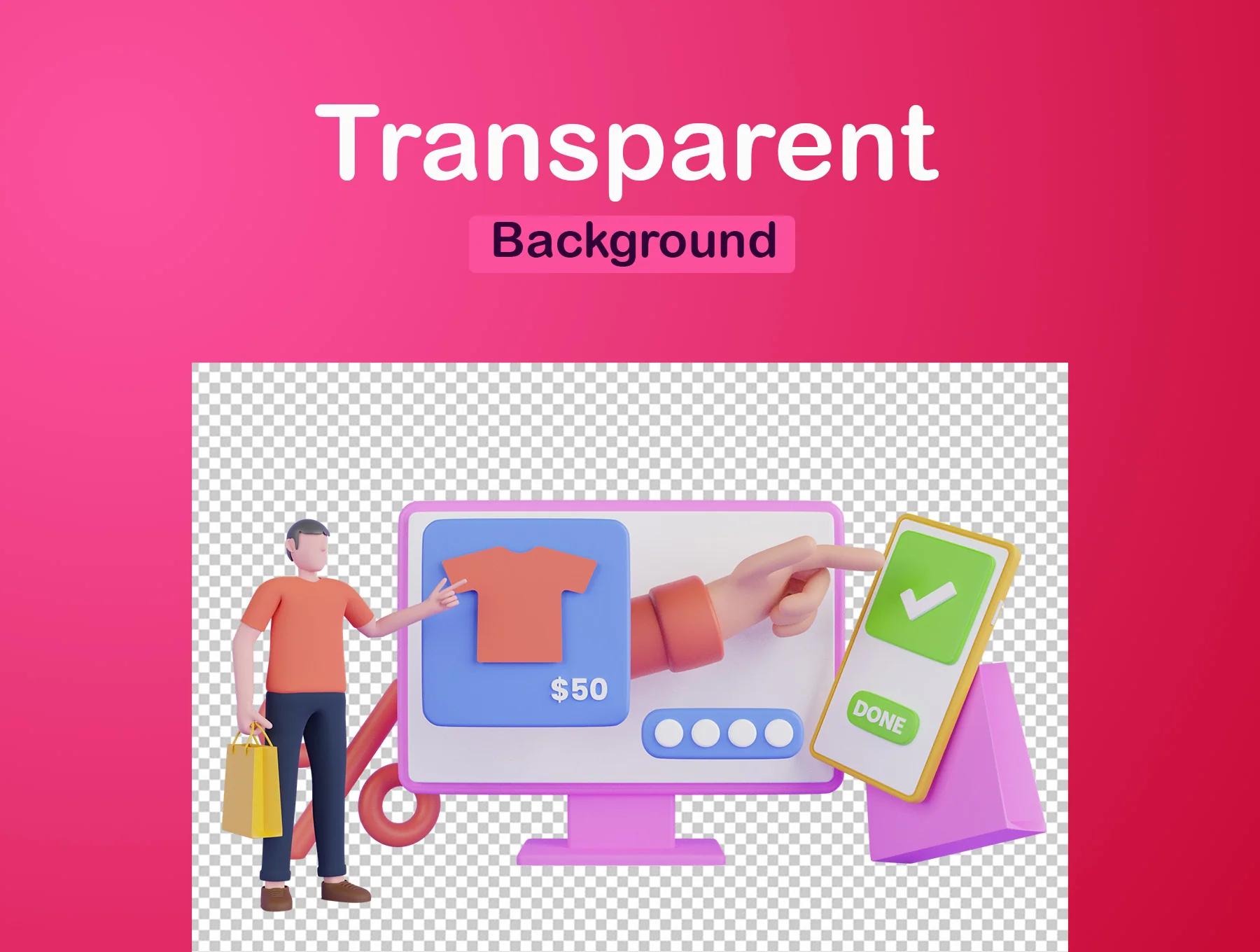 3D Online Shopping Pack 2