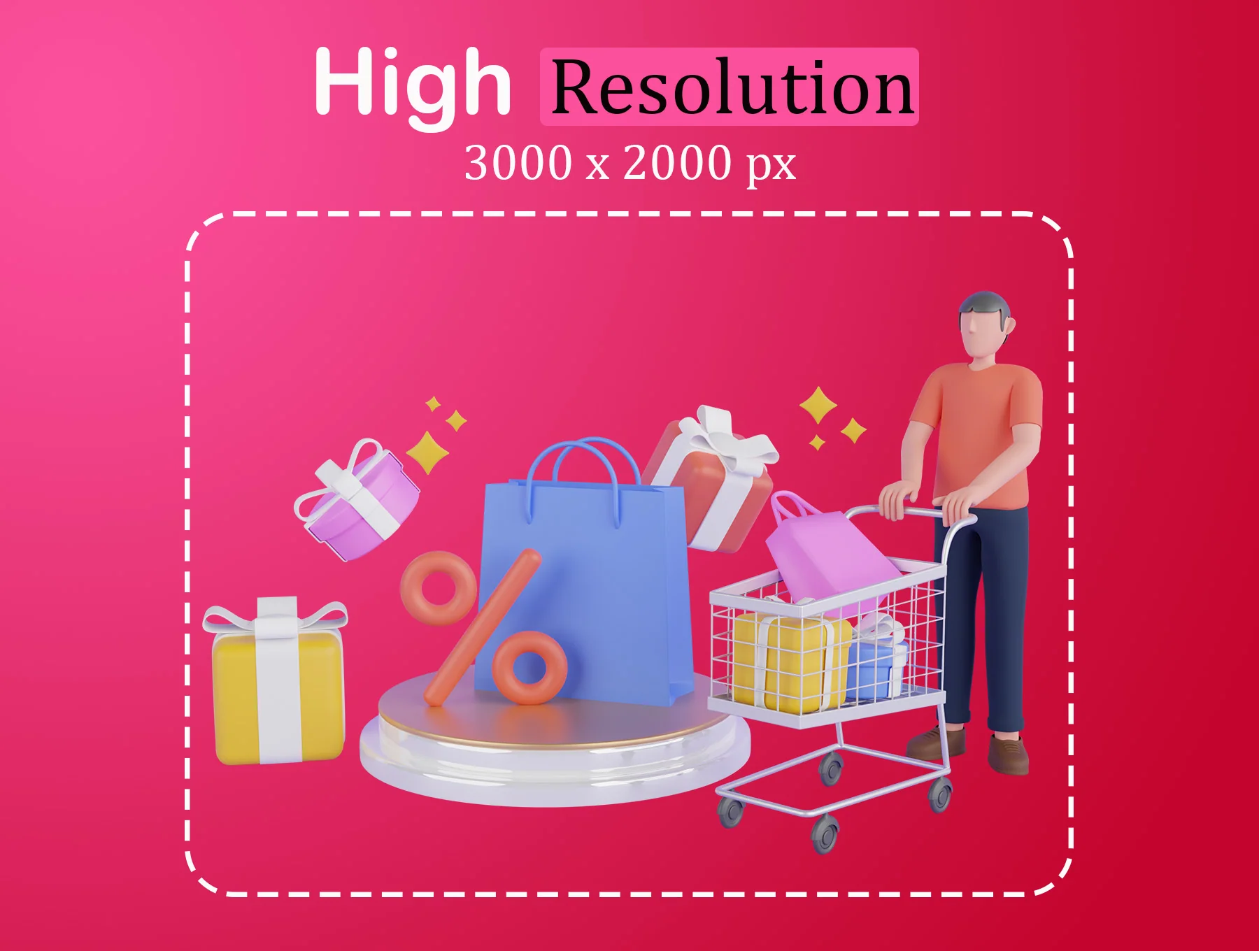 3D Online Shopping Pack 3