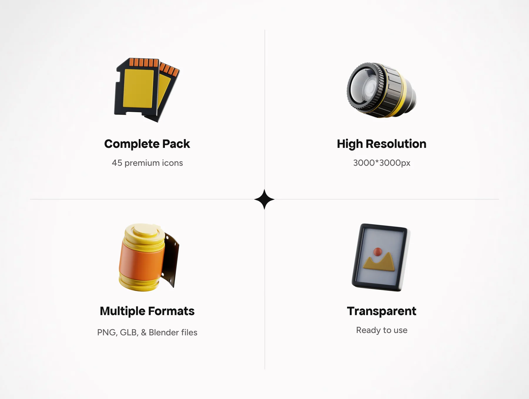 3D Photography Icons 2