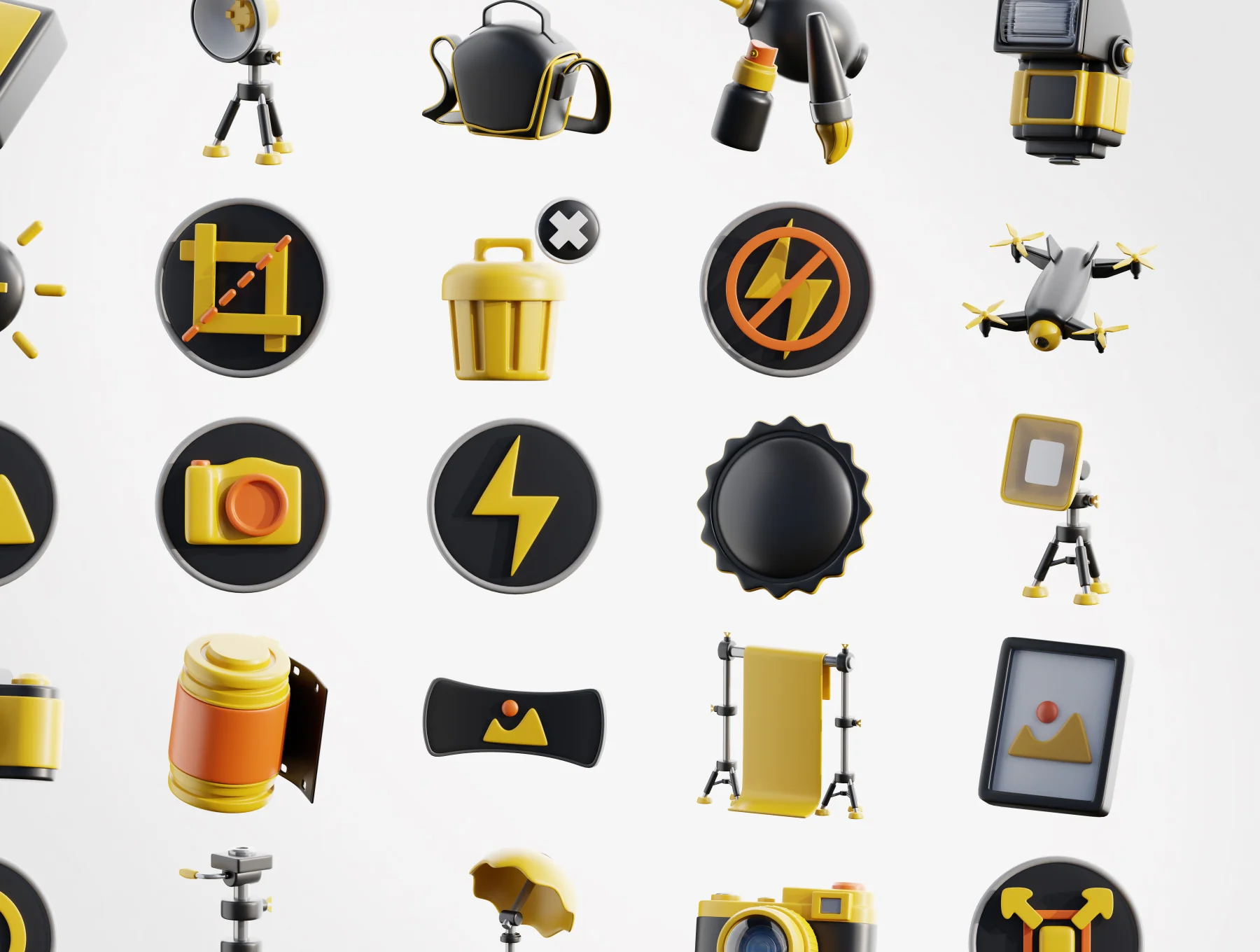 3D Photography Icons 6