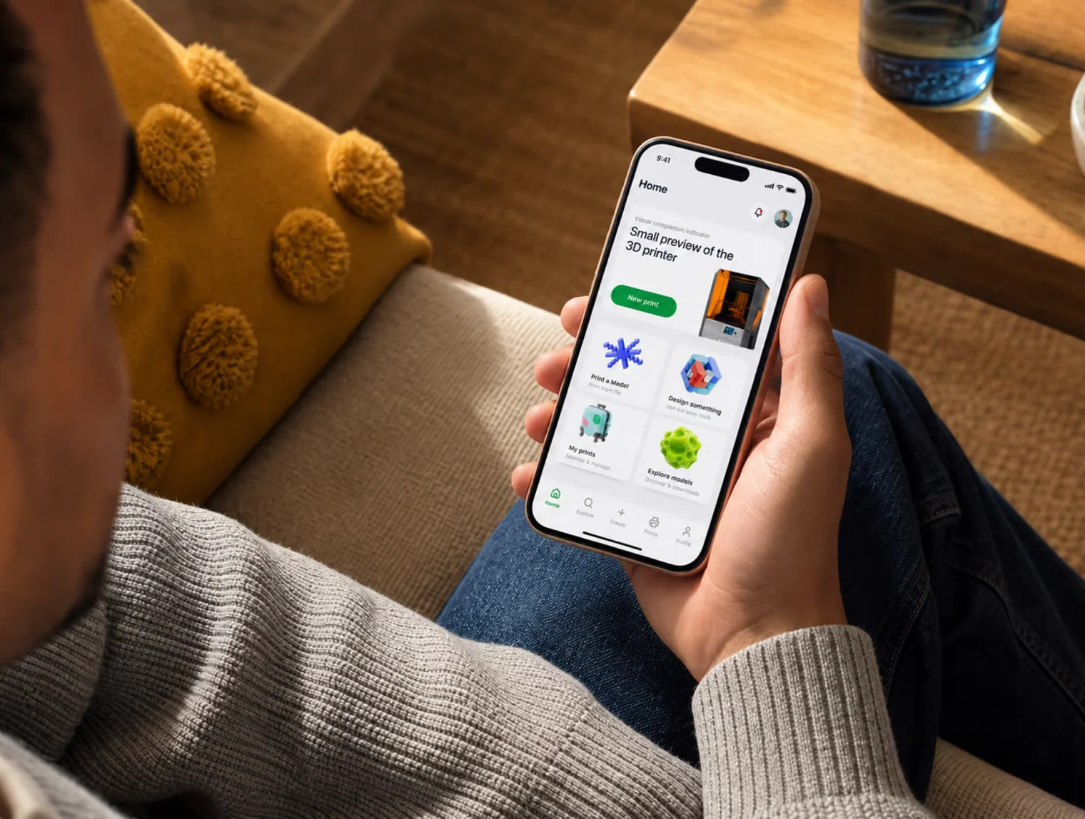 3D Printing Mobile App UI Kit 4