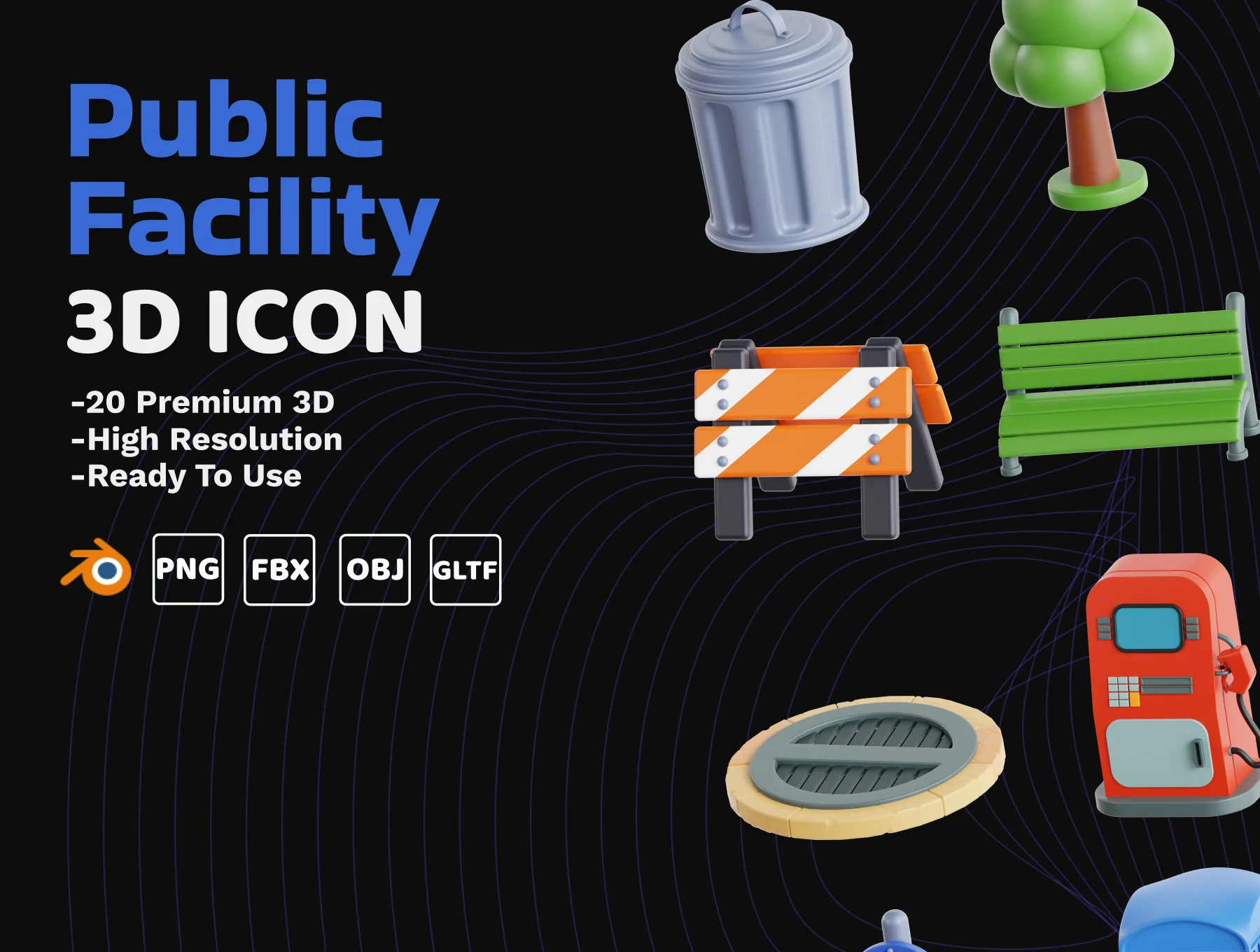 3D Public Facility