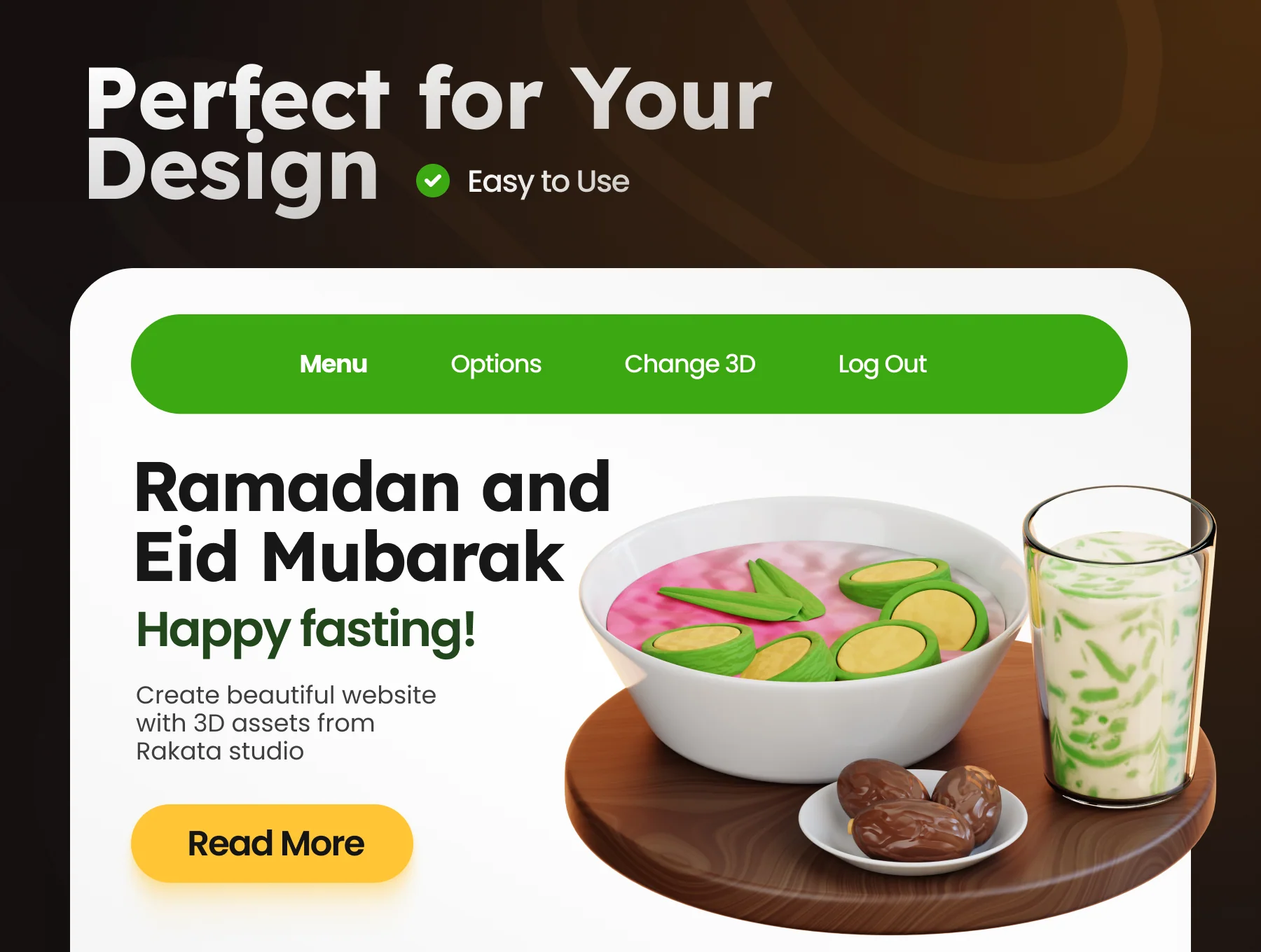 3D Ramadan and Eid Mubarak 4