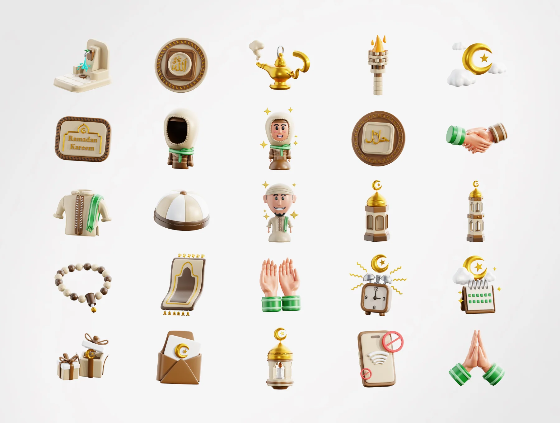 3D Ramadan Icons 5