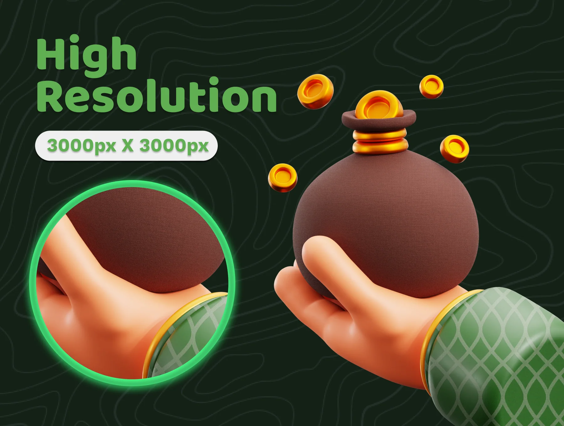 3D Ramadan Kareem Icon 2