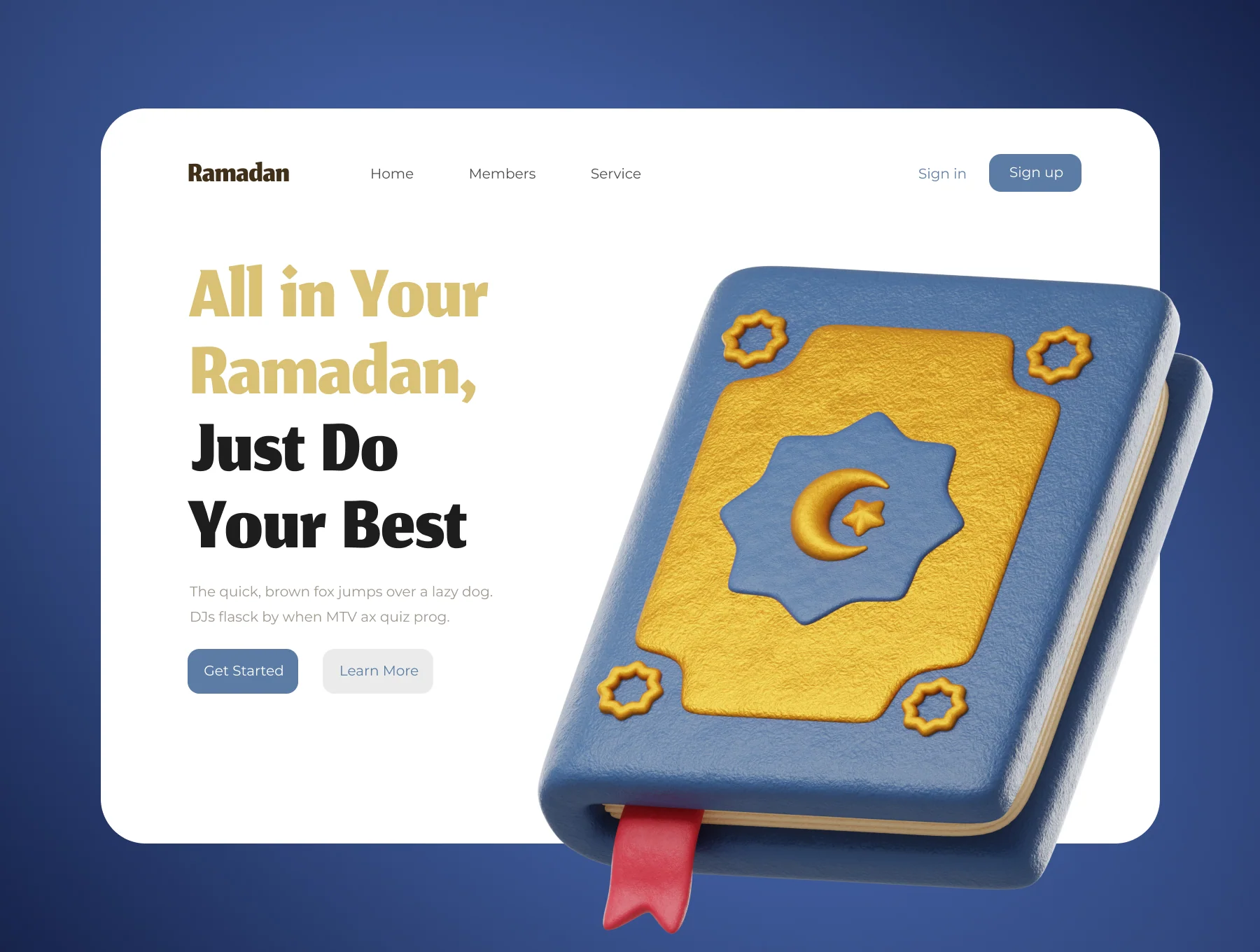 3D Ramadan Kareem V.2 4