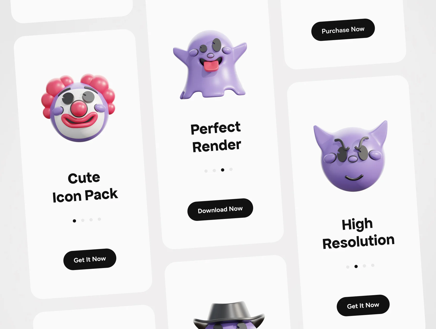 3D Retro Emoji Icons 3